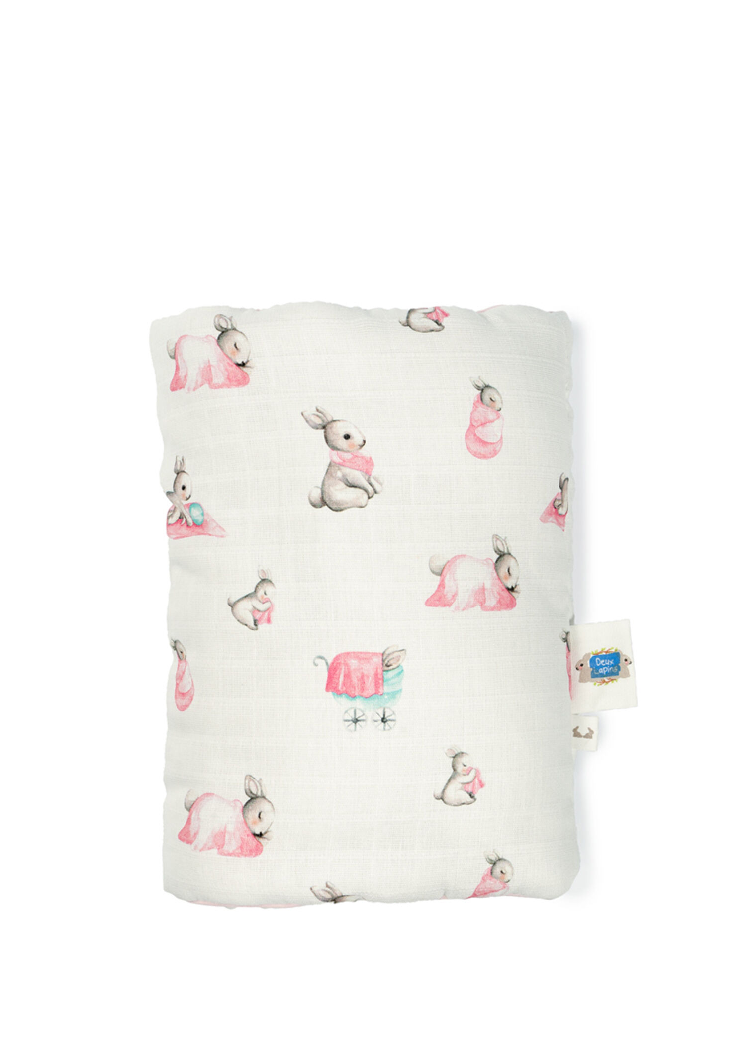 Bébé Lapin Rose Pembe Silindir Emzirme Kol Destek Yastığı