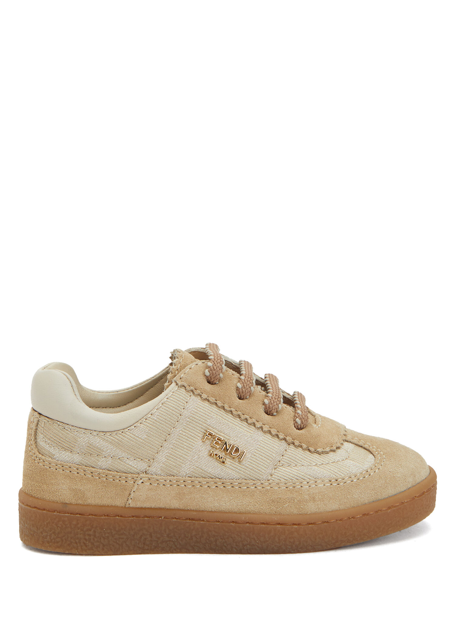 Krem Erkek Çocuk Süet Sneaker