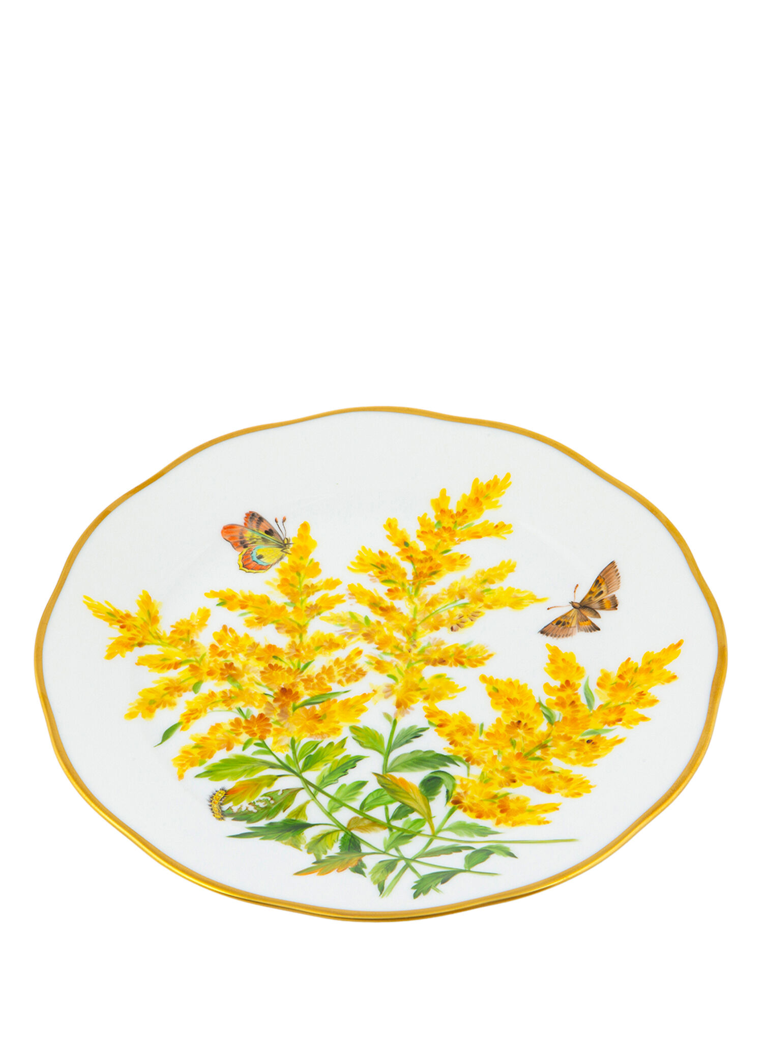American Wild Flowers Desenli Porselen Yemek Tabağı 26 cm