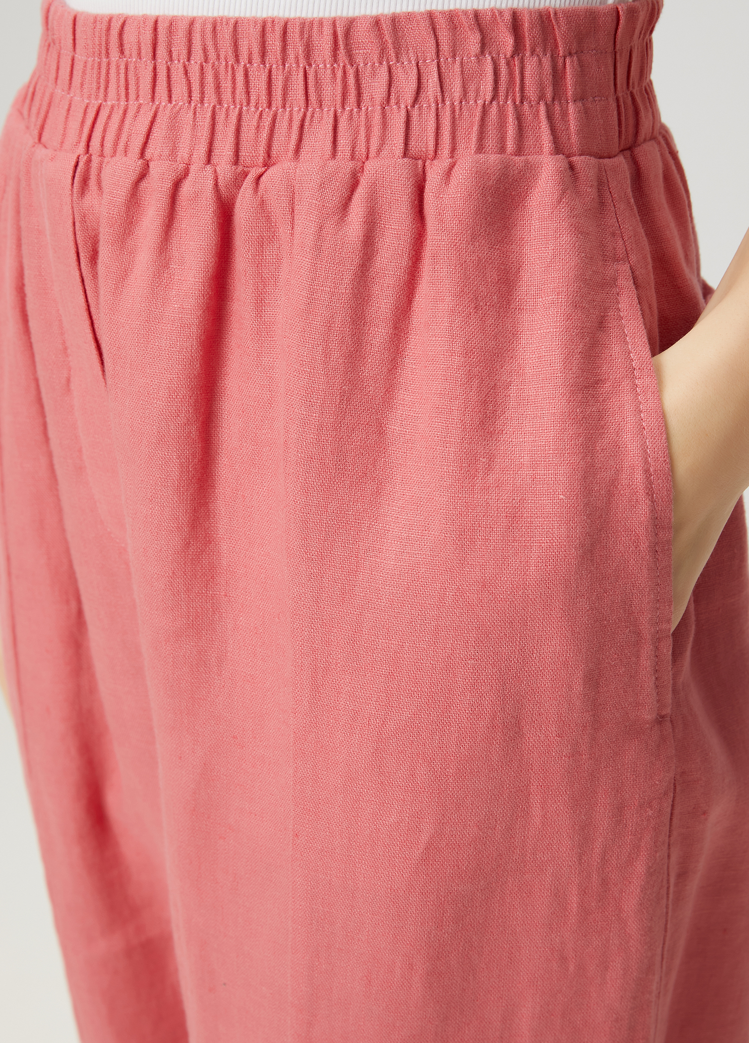 Pembe Keten Pantolon_5