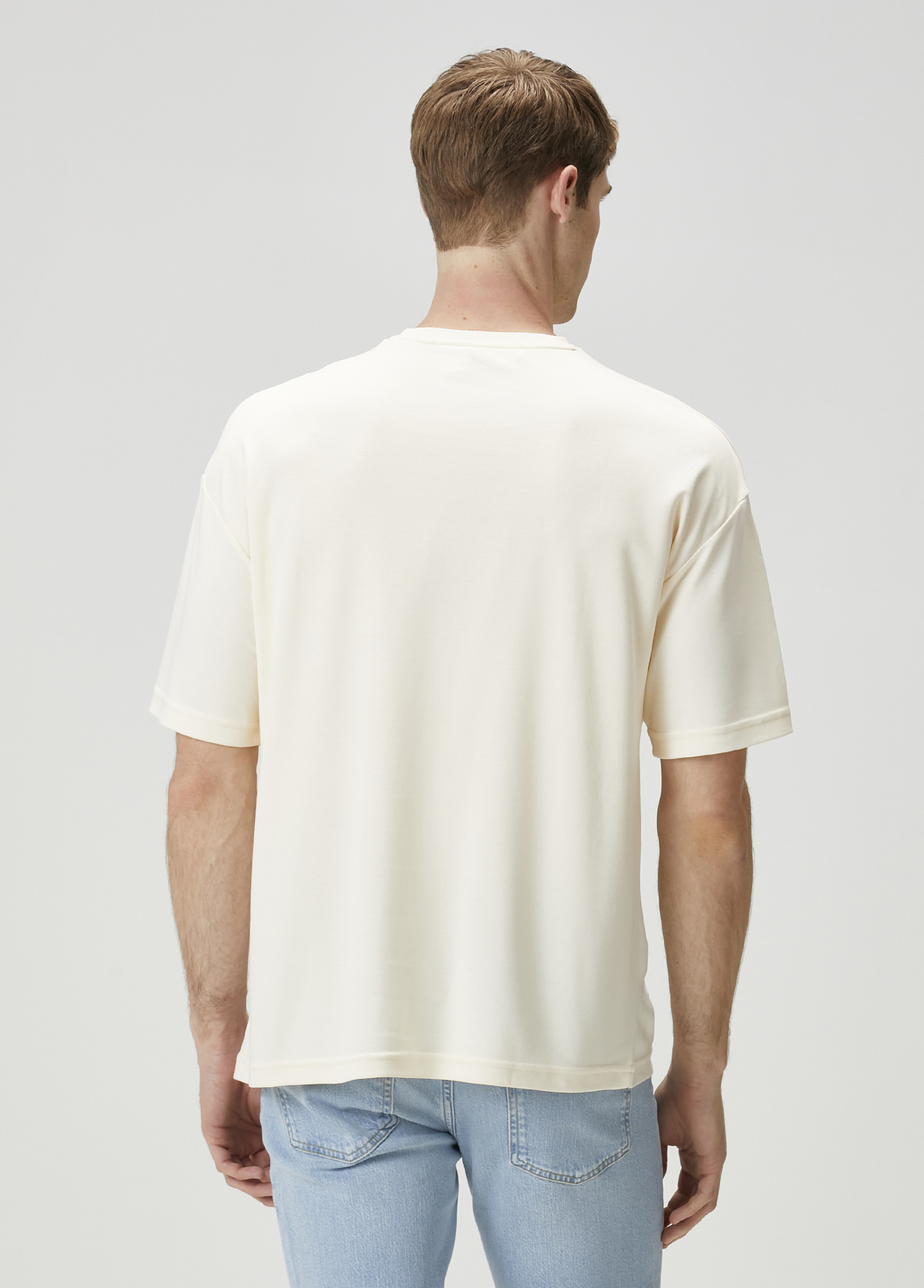 Ekru Oversized T-shirt_3