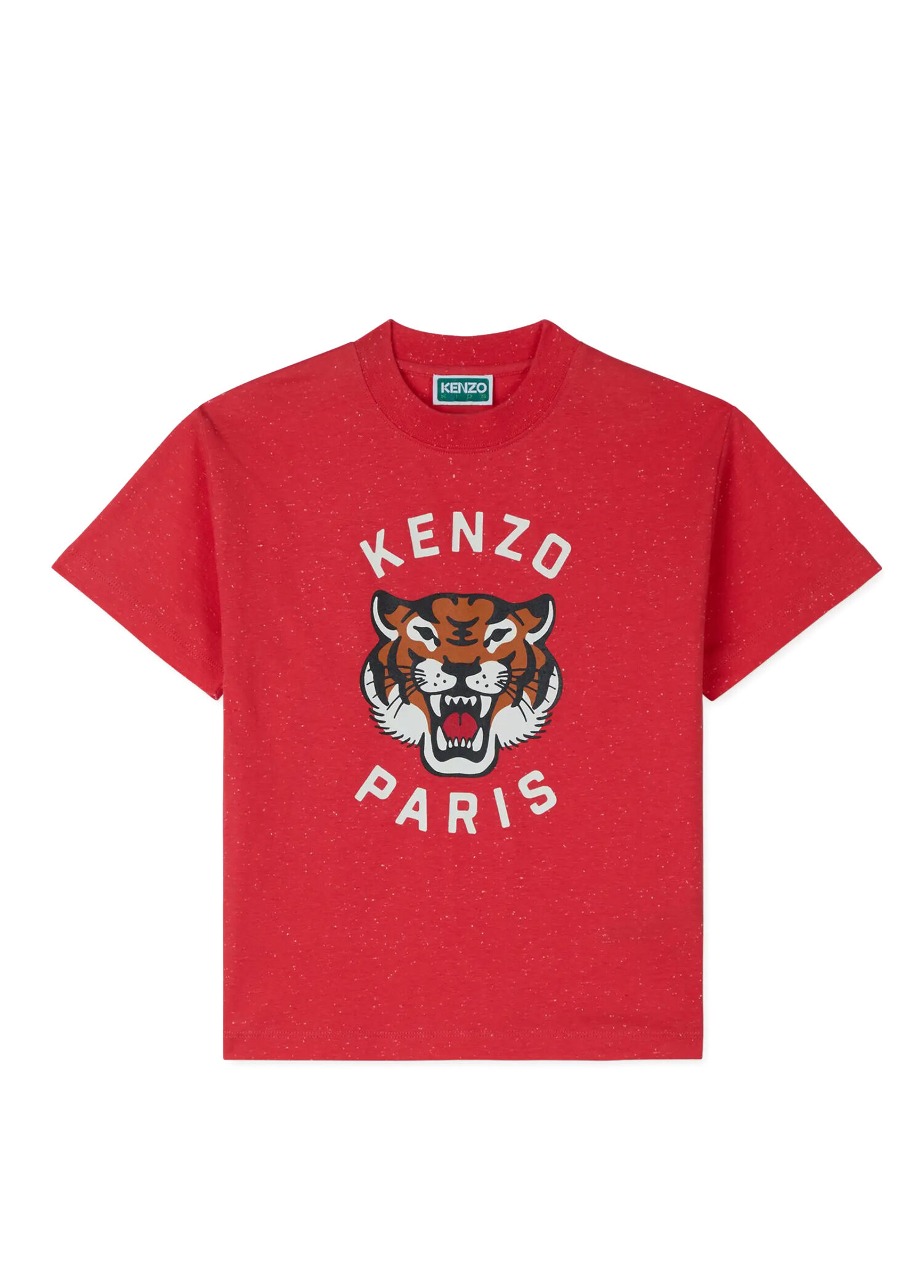 Kırmızı Logo Baskılı Unisex Çocuk T-shirt