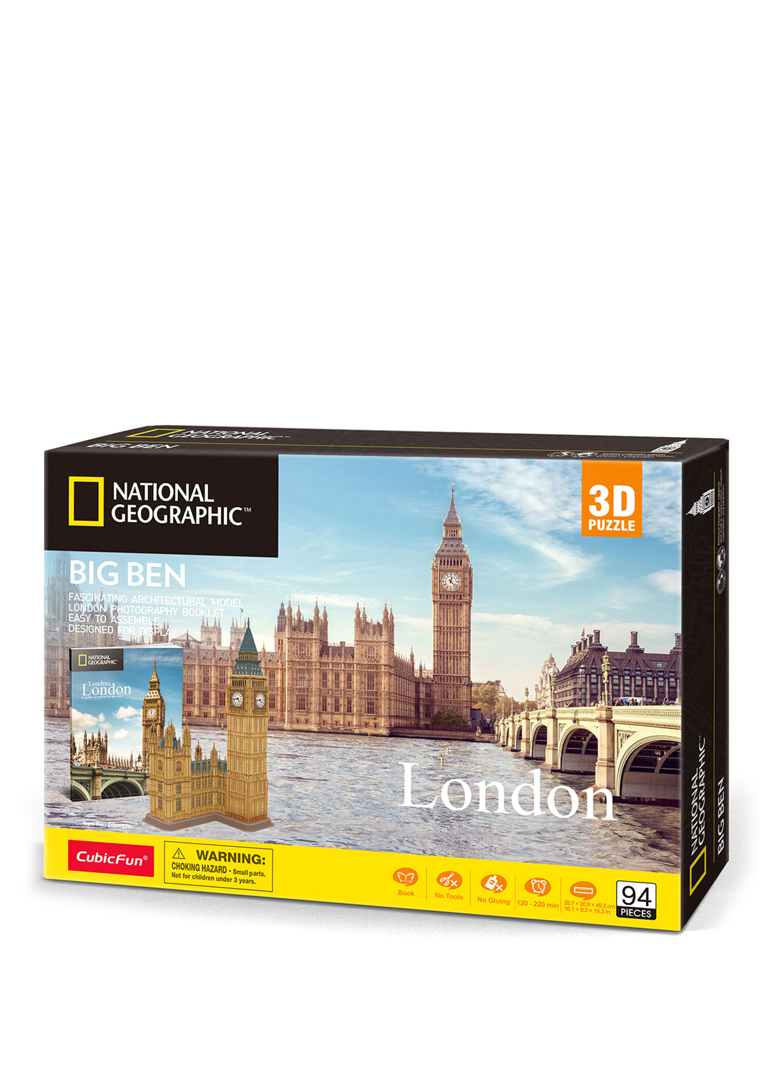 National Geographic Serisi Big Ben 3D Puzzle 94 Parça