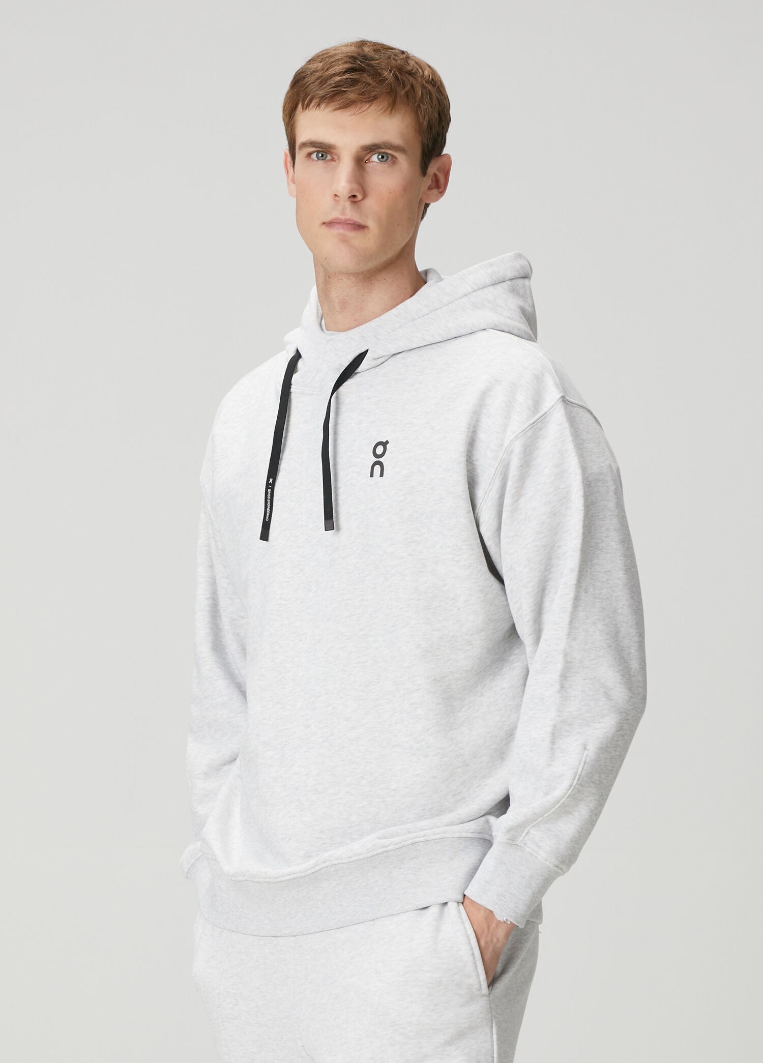 Club Graphic Gri Kapüşonlu Sweatshirt