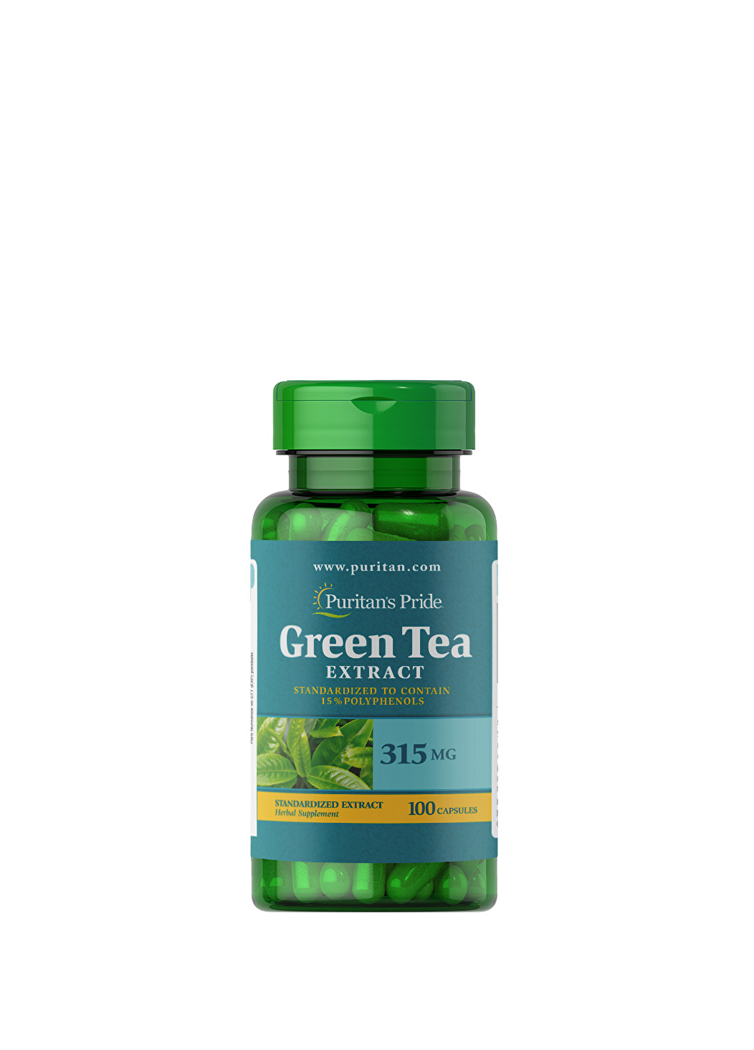 Green Tea Extract 315 mg Takviye Edici Gıda 100 Kapsül