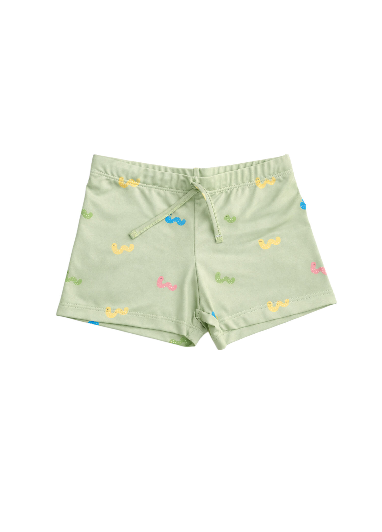 Sweet Snail Yeşil UV Korumalı Erkek Çocuk Boxer Mayo