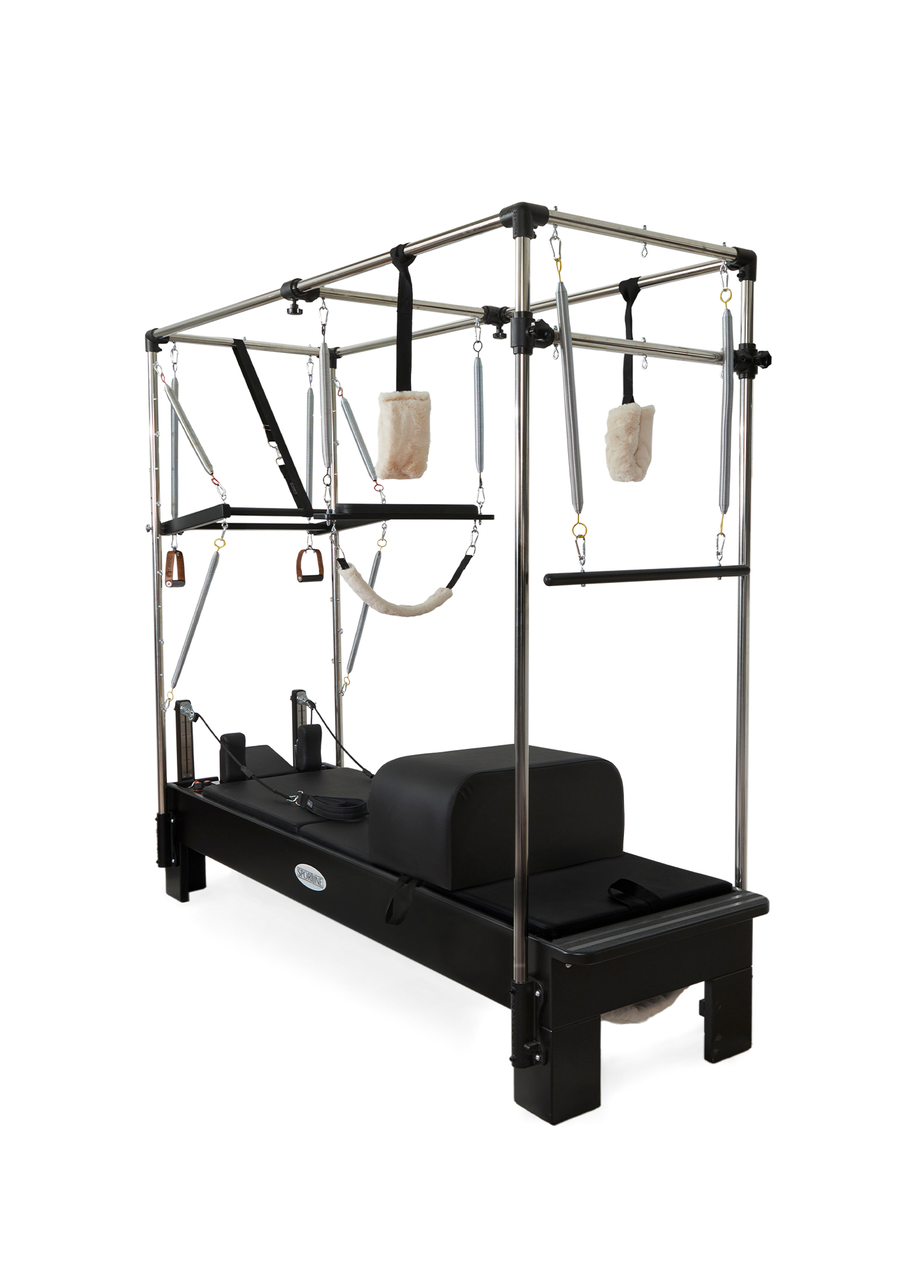 Sportline - Black Edition Combo Cadillac Pilates Ekipmanı - Siyah