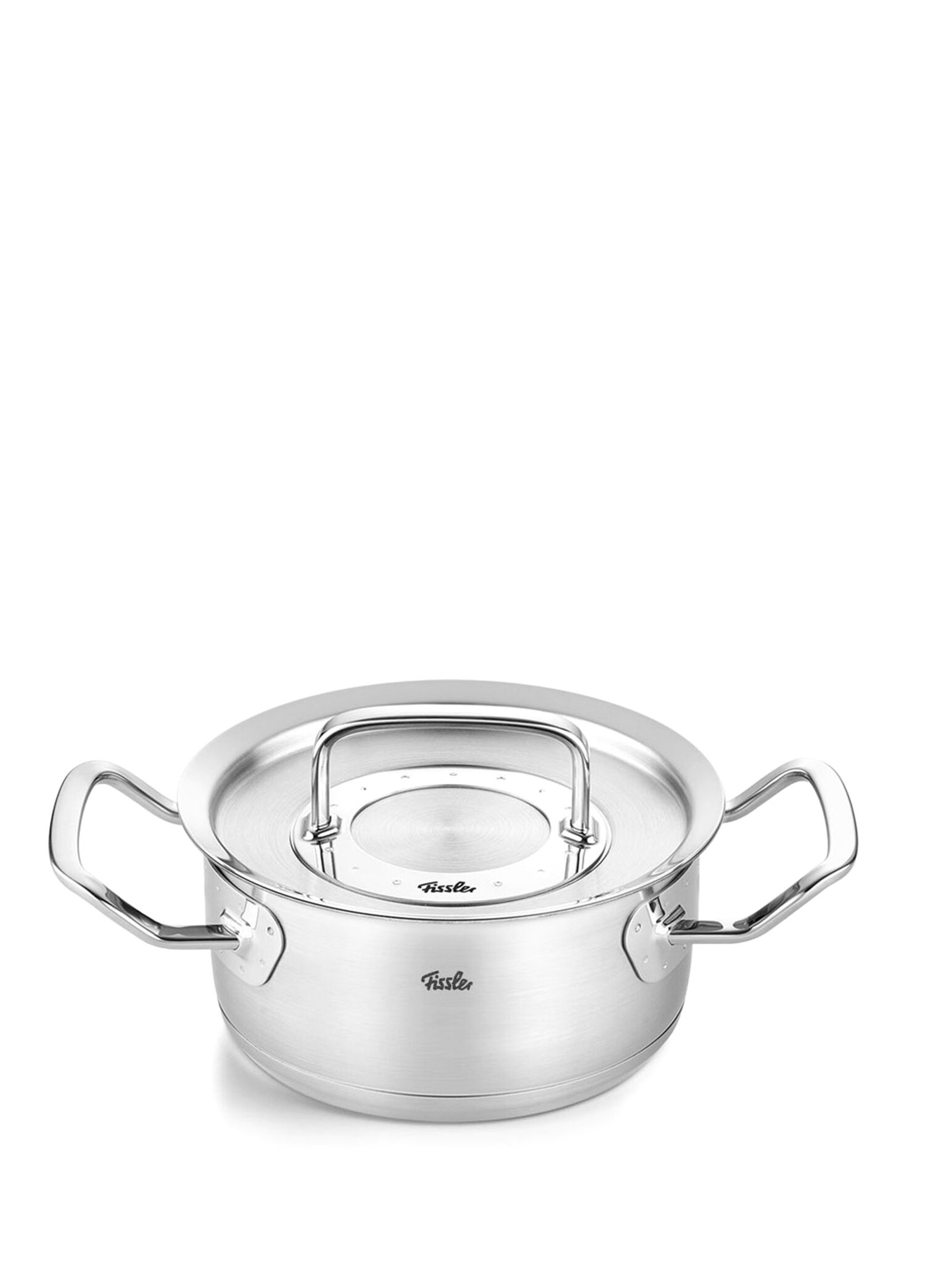 Original Profi Collection Metal Kapaklı Çelik Kısa Tencere 16 cm