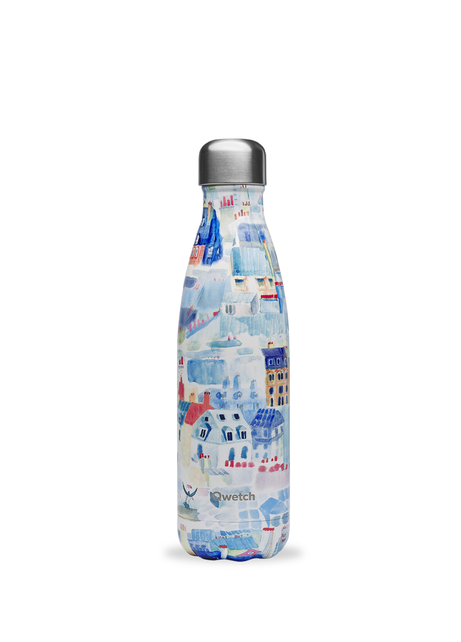 QD3366 Isı Yalıtımlı Paris Desenli Termos 500 ml