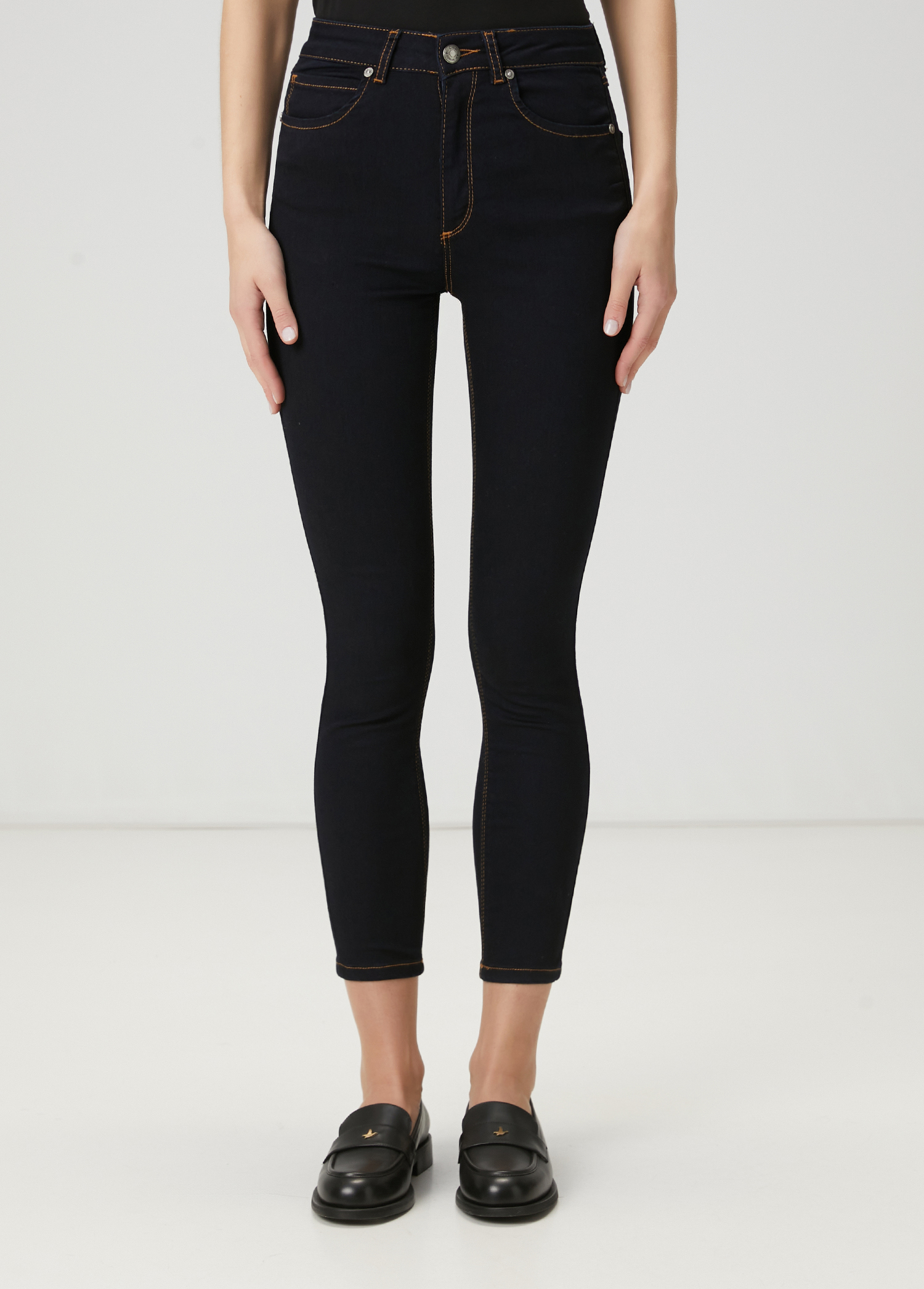 Skinny Fit Lacivert Organik Pamuk Jean Pantolon_1