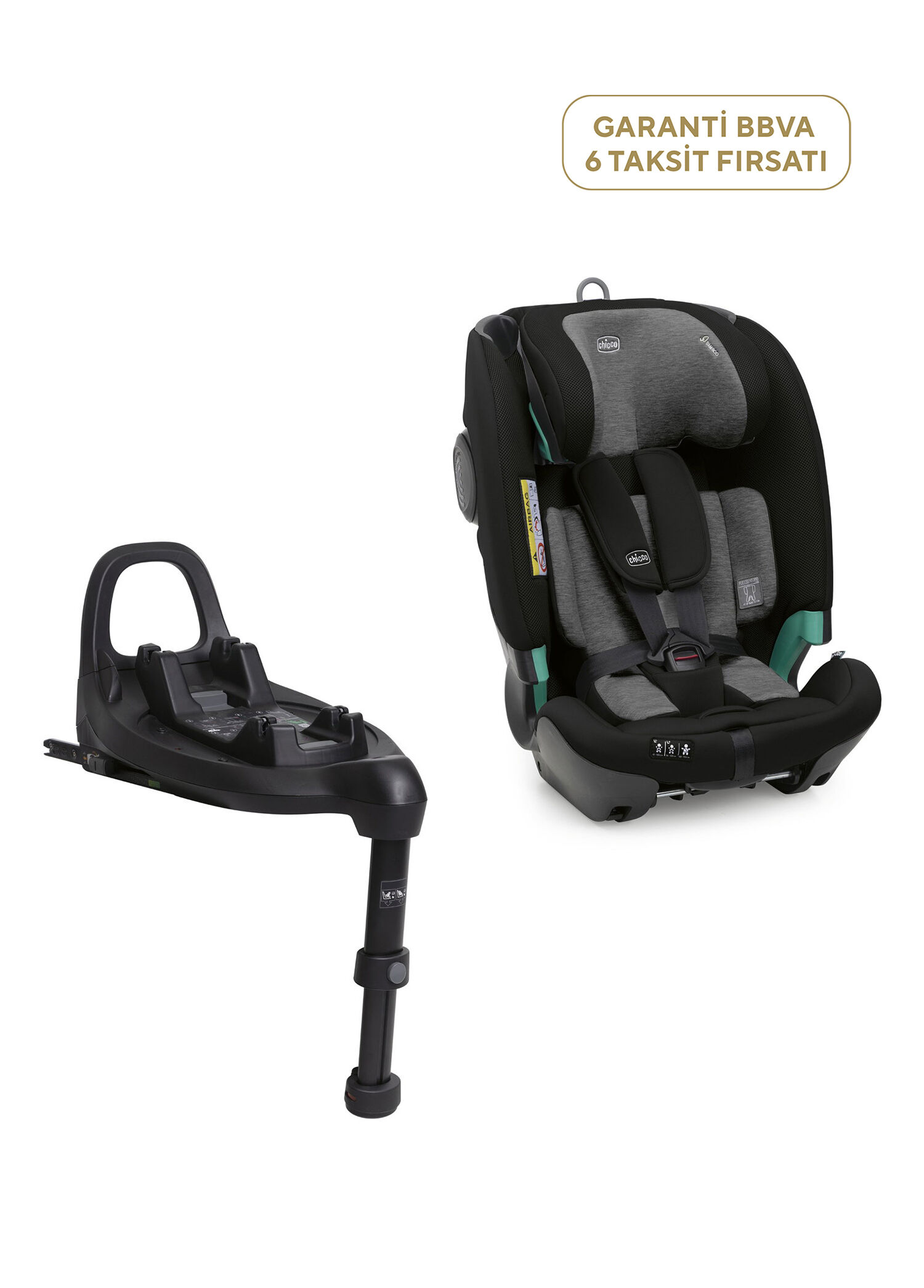Fullseat Black Satin Bebek Çocuk Oto Koltuğu