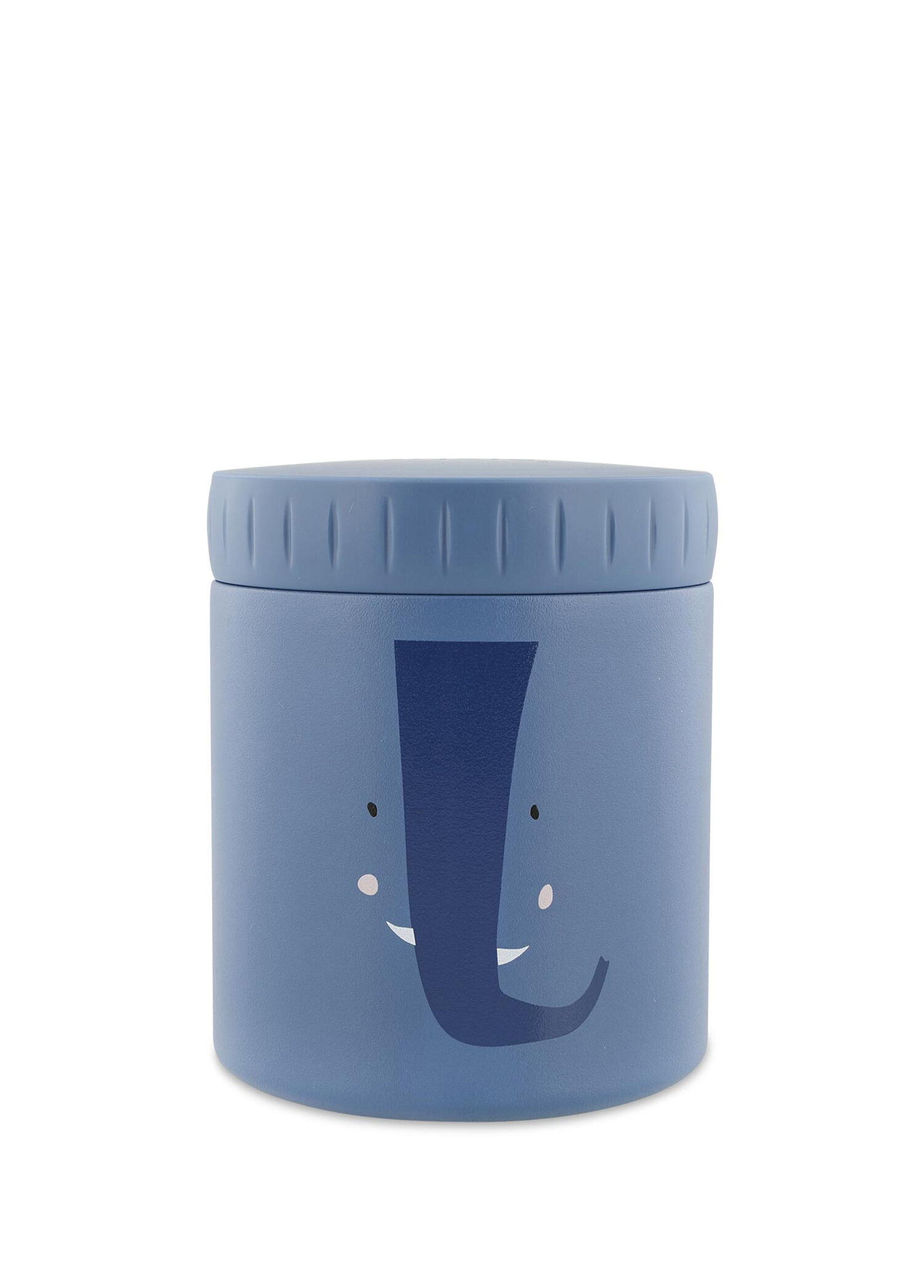 Mrs.Elephant Mavi Çelik Termal Çocuk Mama Termosu 350 ml