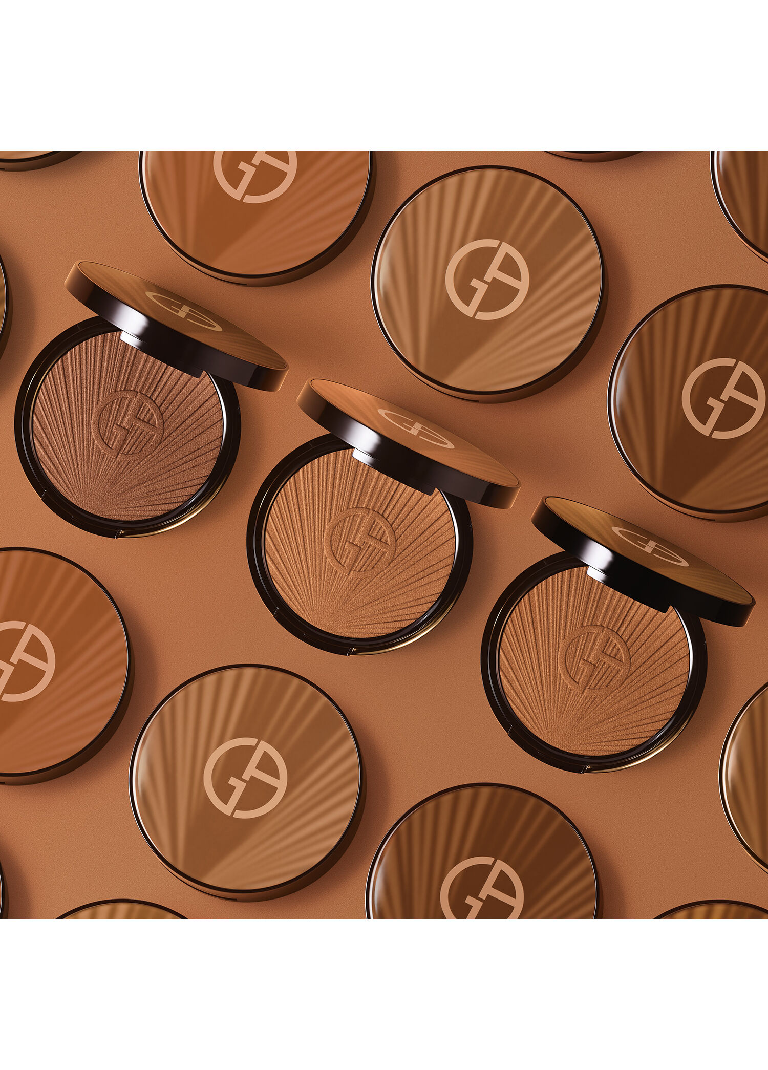 【ARMANI COLLEZIOI】ベスト ジレ スパンコール シルク100 L Giorgio Armani - Luminous Silk 100 Sunkissed Sand Bronzer