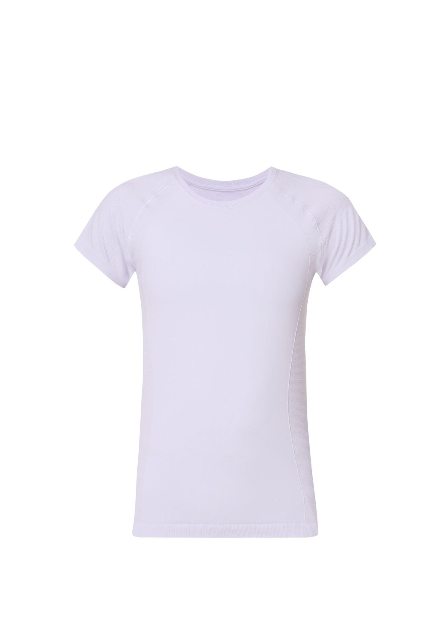 Athlete Seamless Workout Fitness Beyaz Kısa Kollu Kadın Spor T-Shirt