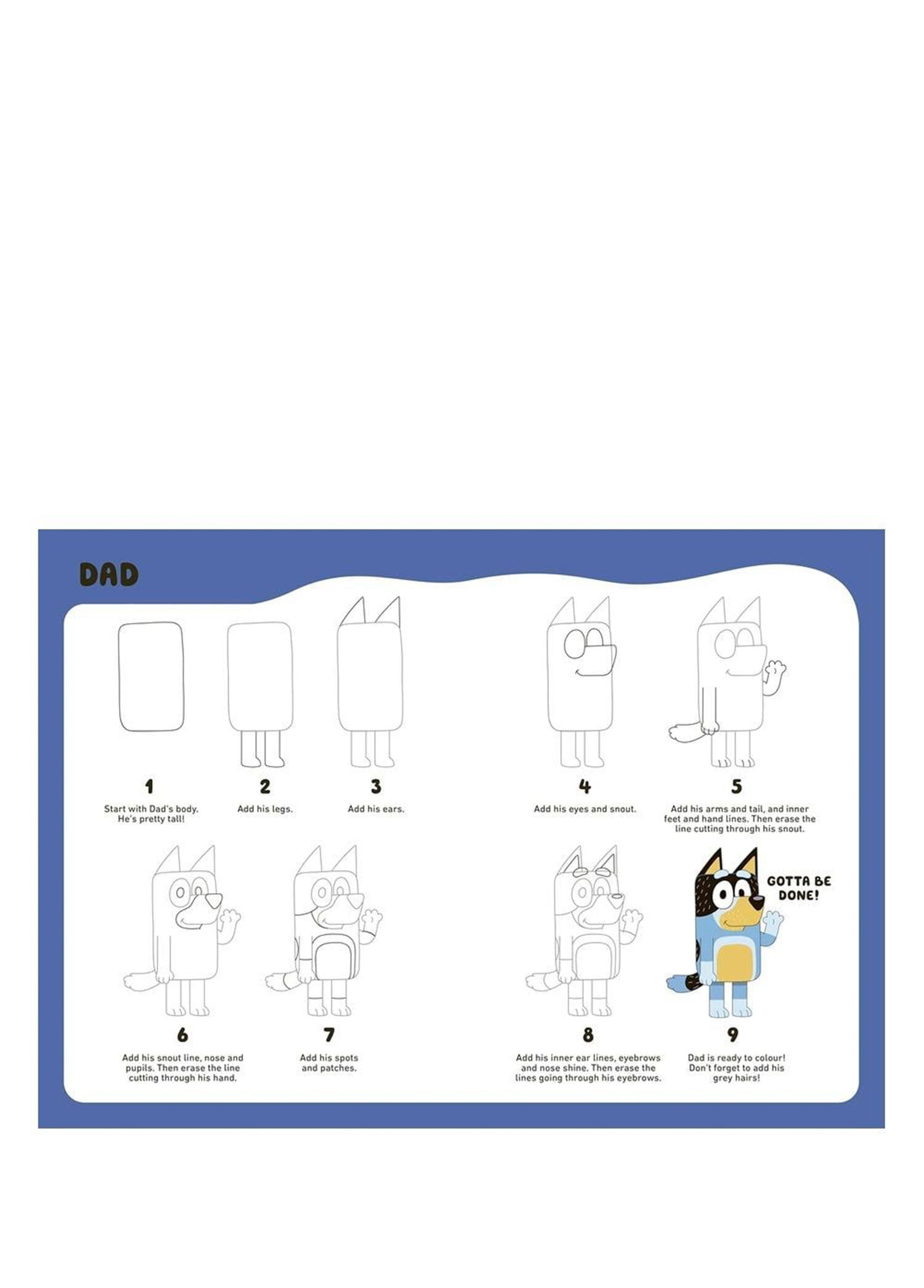 Bluey - How to Draw Çocuk Kitap
