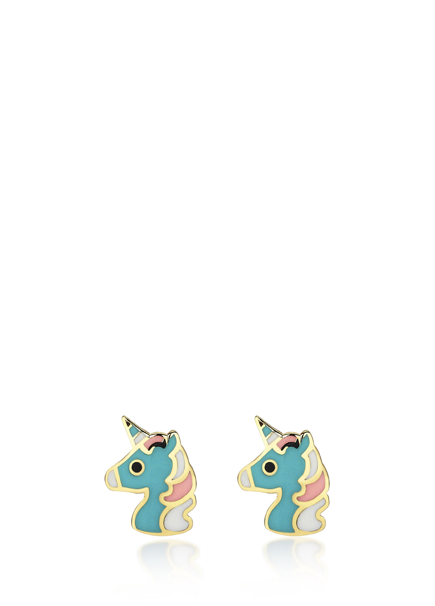 Unicorn 14 Ayar Altın Kız Çocuk Küpe