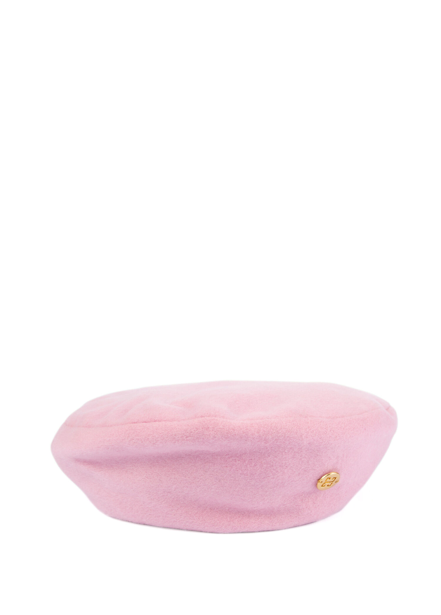 Chantel Toz Pembe Kaşmir Kadın Beret Şapka
