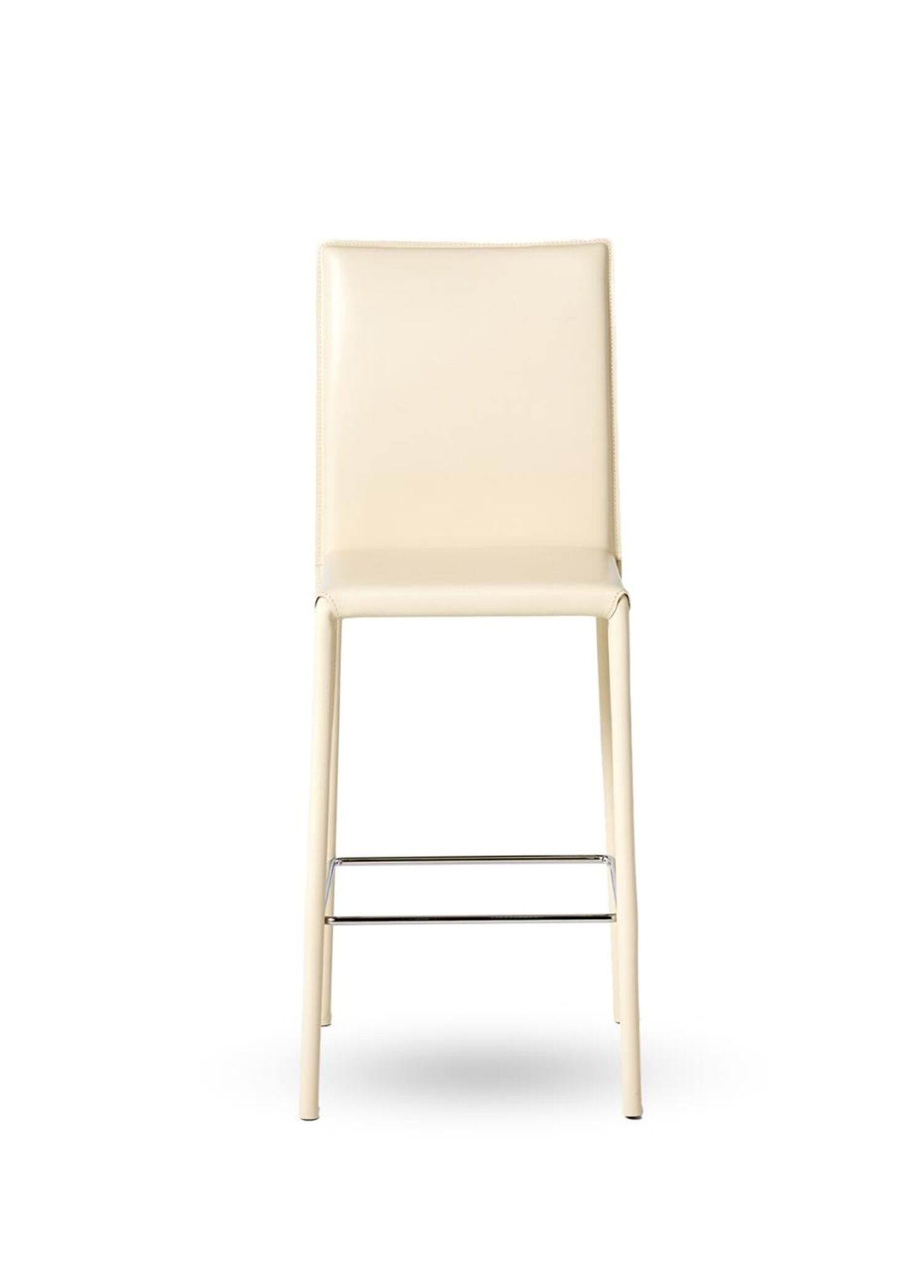 Roby Beige Deri Bar Sandalyesi