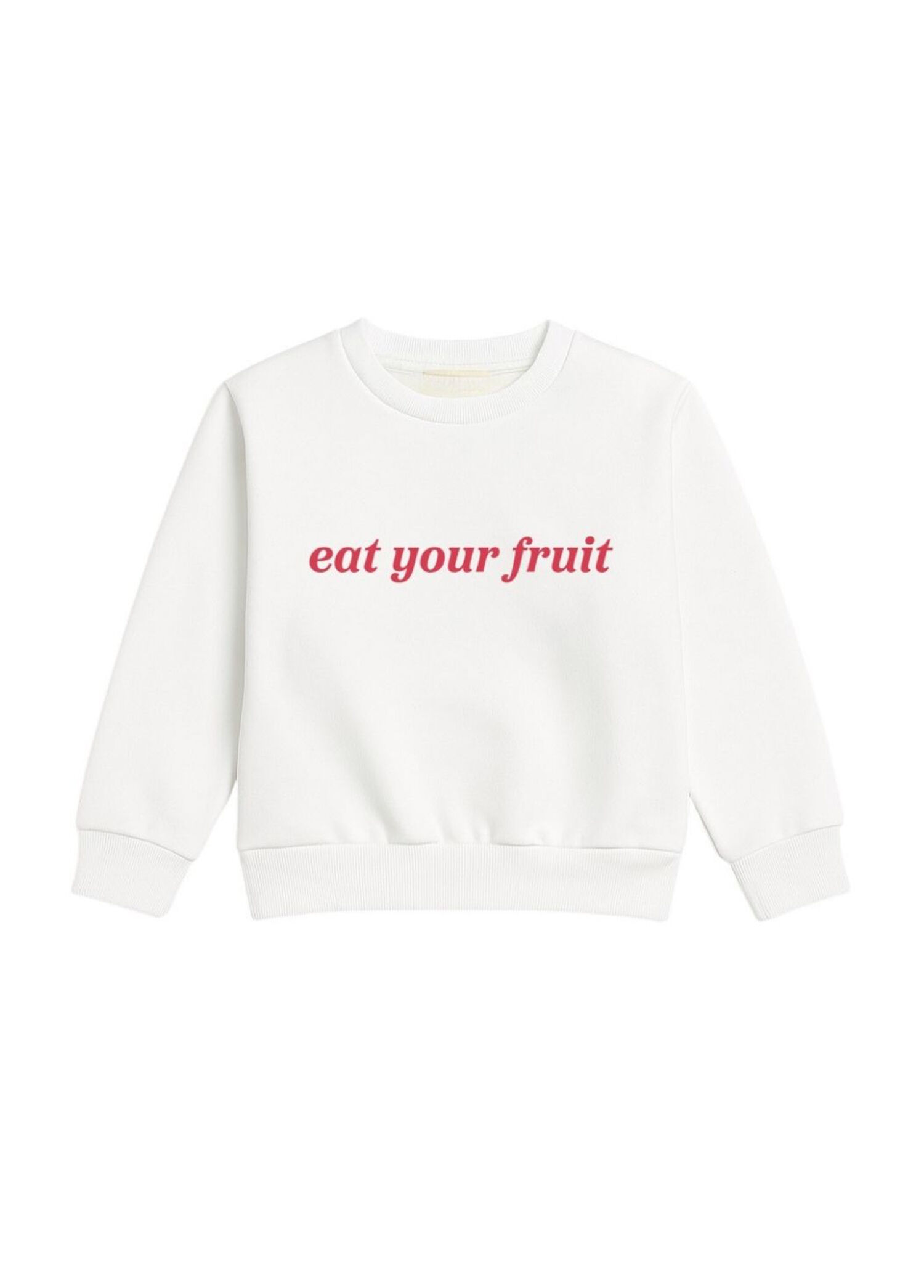 Jam Ekru Uzun Kollu Kız Çocuk Sweatshirt