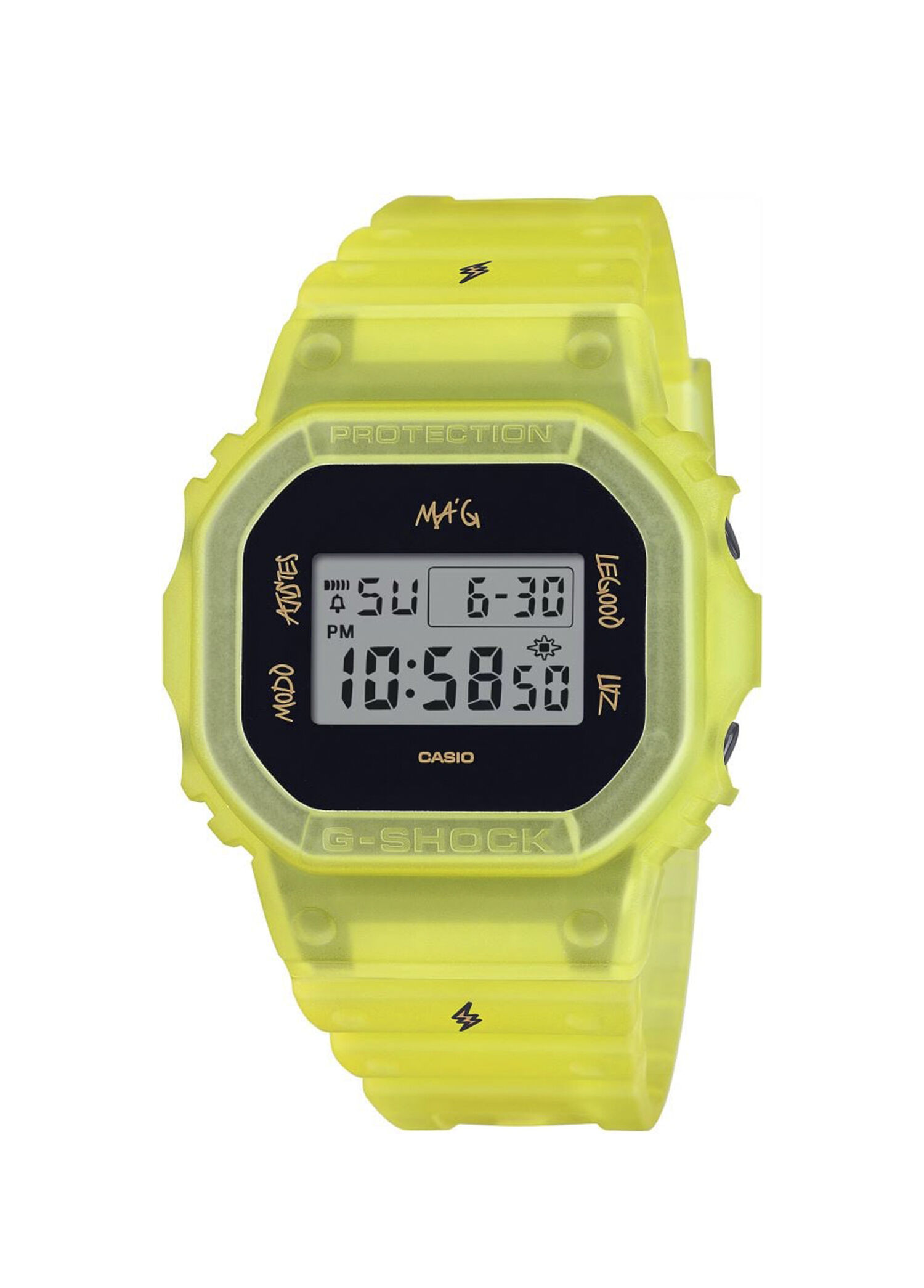 G-Shock DWE-5600JB-1A9DR Sarı Silikon Erkek Kol Saati