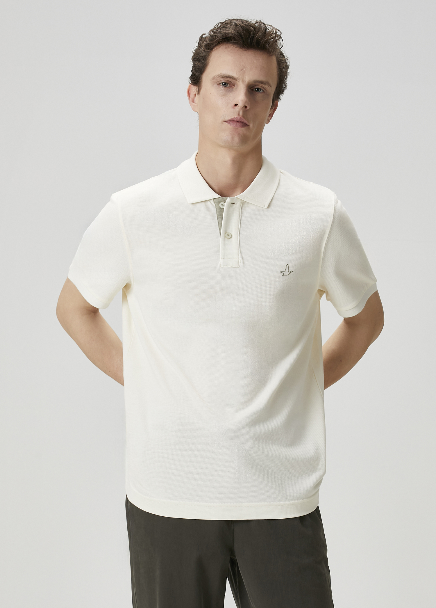 Krem Polo Yaka T-shirt_2