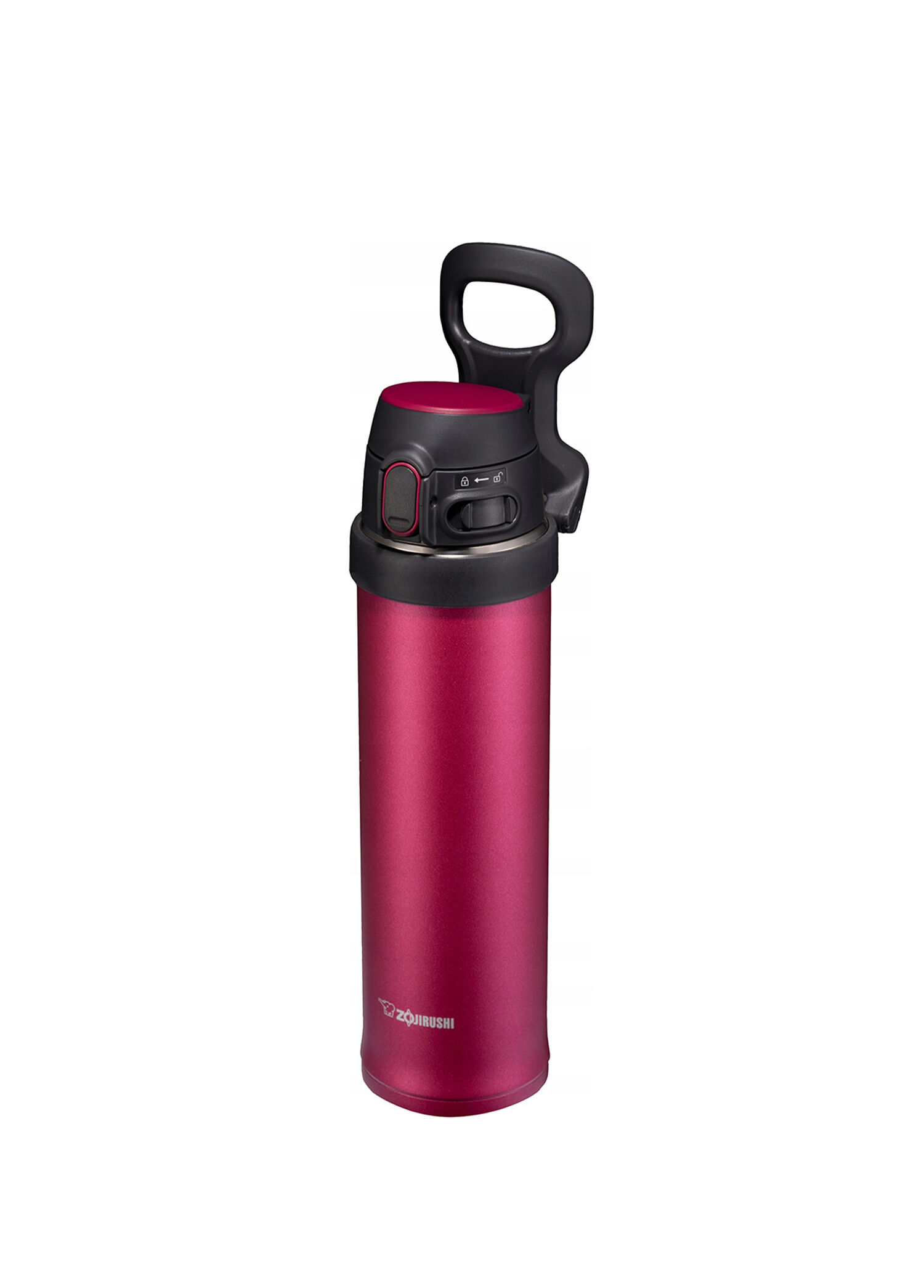 P Zojirushi Sm Qaf60 Vakumlu Kulplu Hibiskus Kirmizi Termos 060 L
