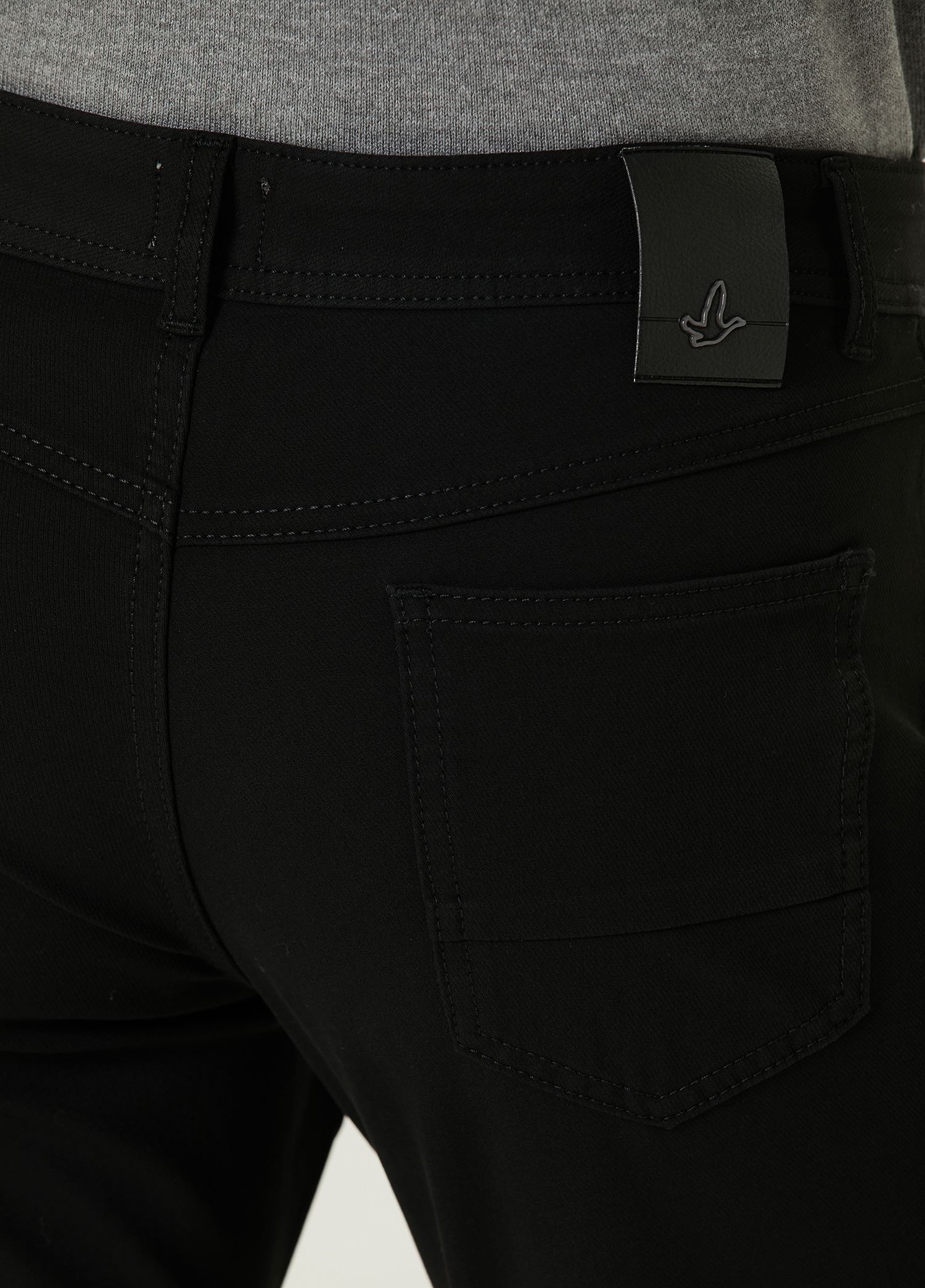 Siyah Stretch Travel Spor Pantolon_4