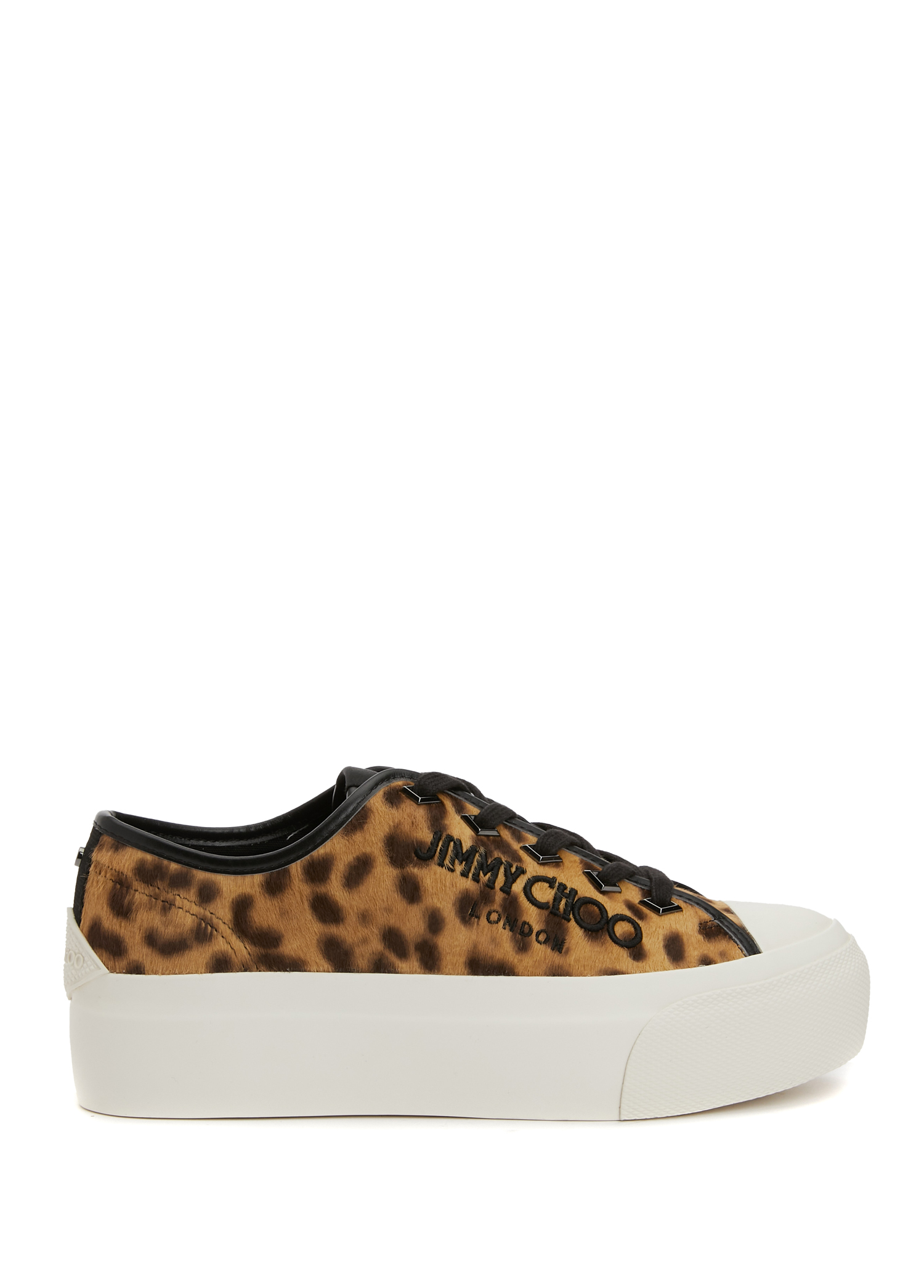 Palma Maxi Leopar Desenli Kadın Deri Sneaker