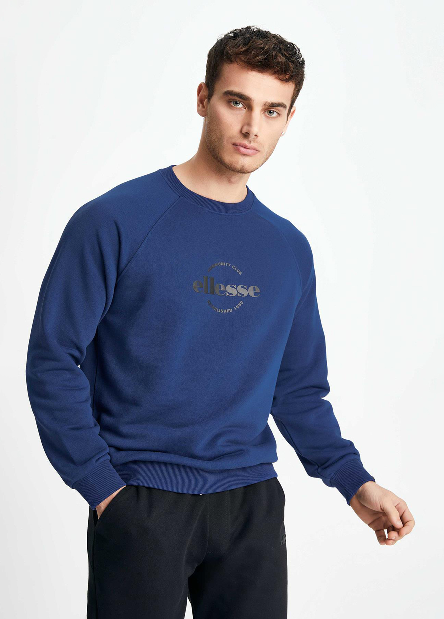 EM164-NV Lacivert Erkek Sweatshirt