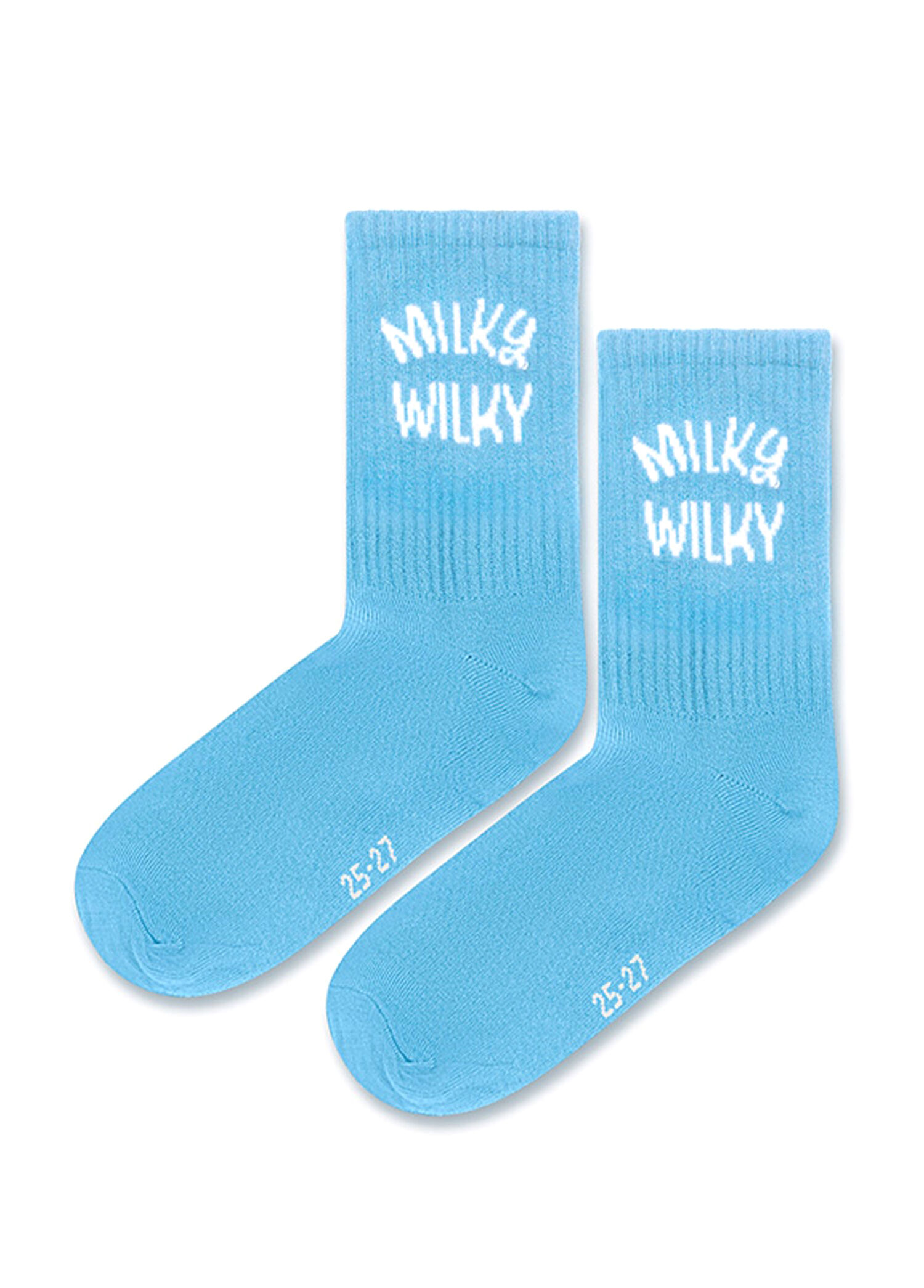 Bebek Mavisi Unisex Çocuk Çorap