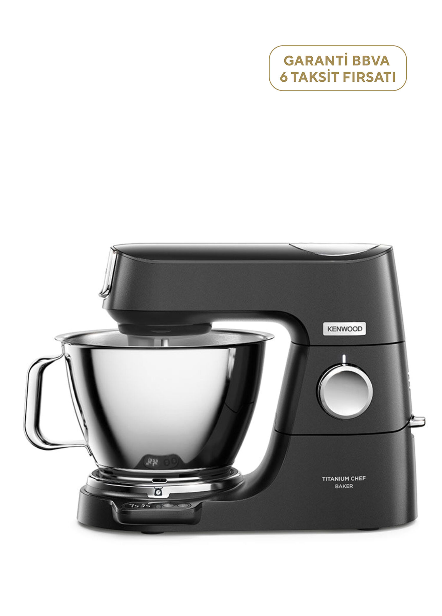 Titanium Chef Baker 1200W Çift Hazneli Siyah Mutfak Şefi KVC85.004BK