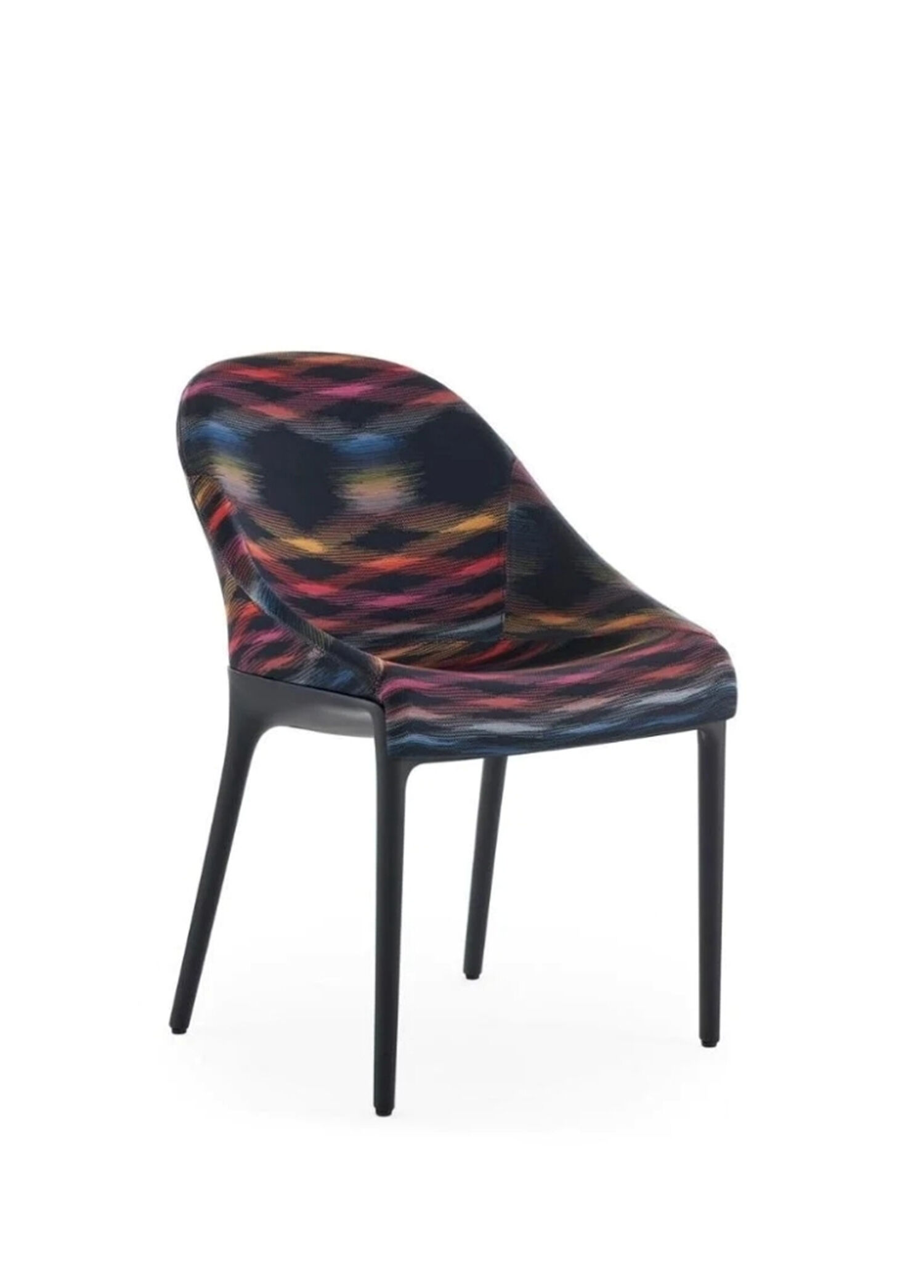 Eleganza Ela Missoni Siyah Yemek Odası Sandalyesi