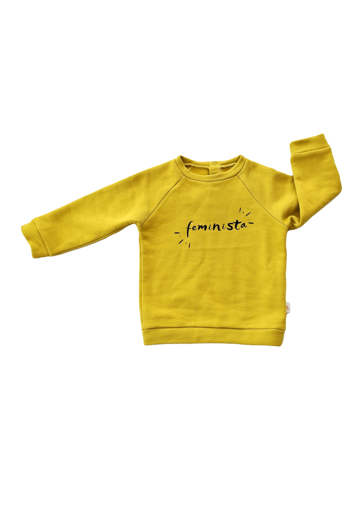 Moss Feminista Küf Yeşili Unisex Çocuk Sweatshirt