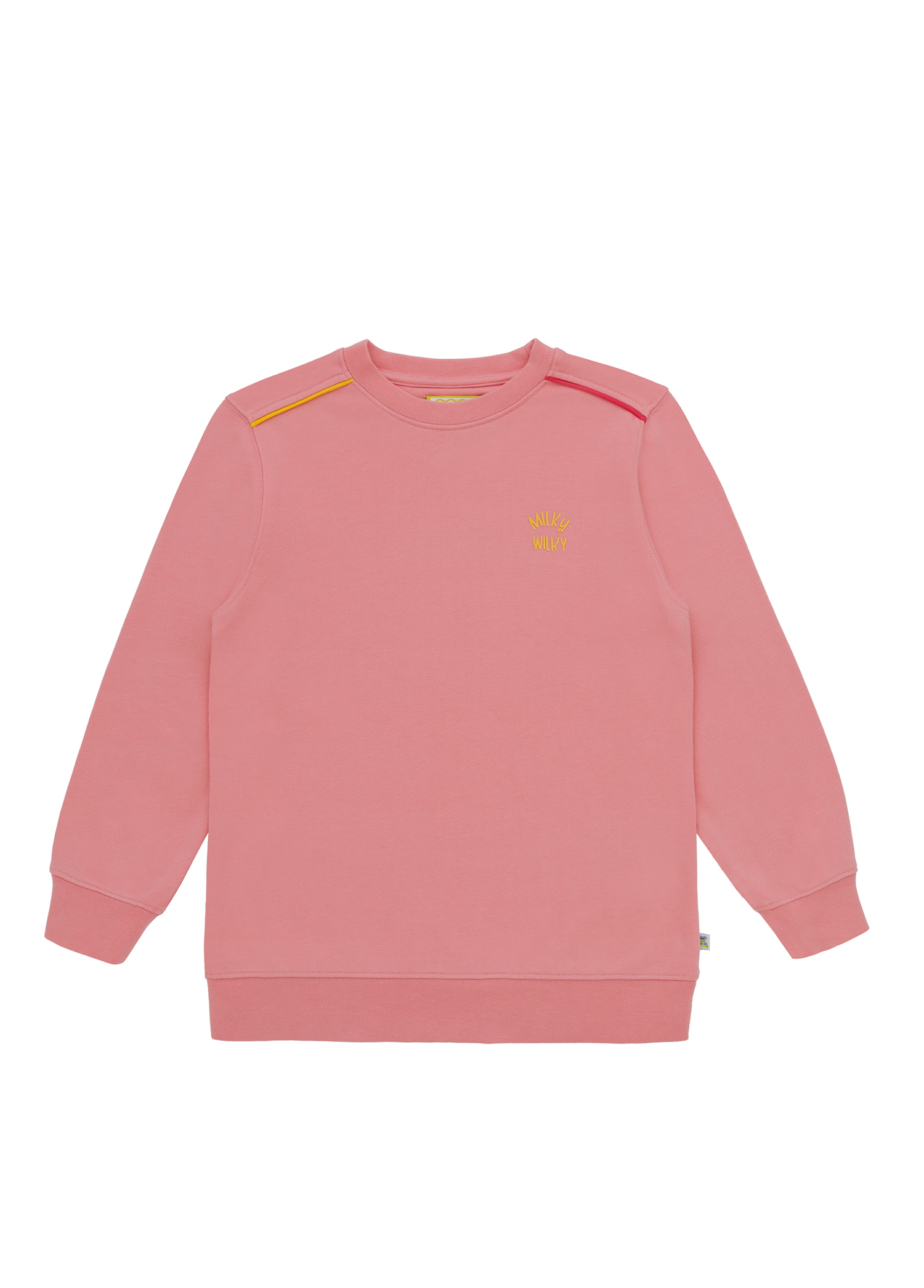 Pembe Organik Pamuk Kız Çocuk Sweatshirt