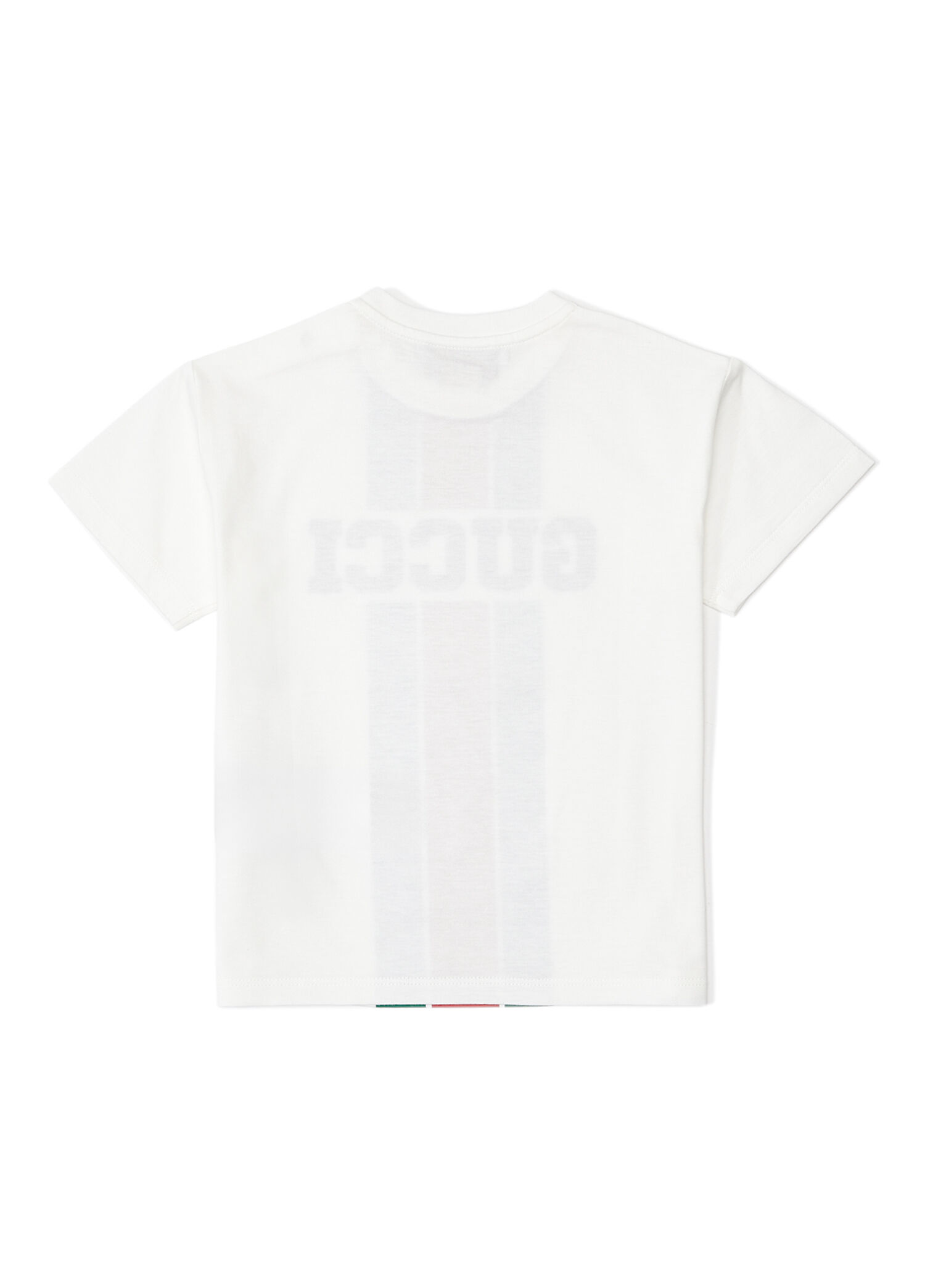 Gucci Tシャツ 24months 2歳 Gucci - Beyaz Logo Baskılı Erkek Bebek T-shirt - Lacivert