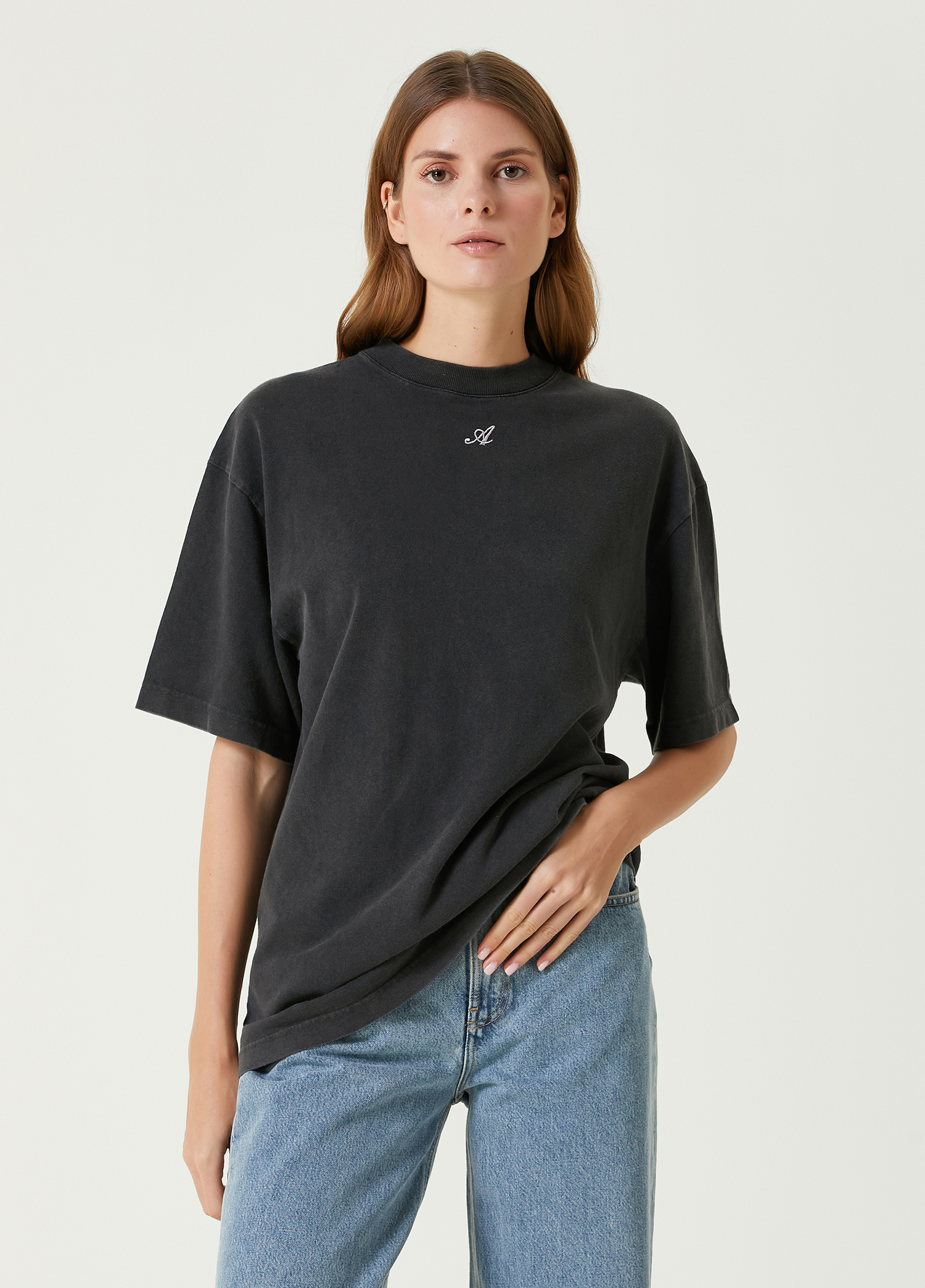 Cosmo Washed Siyah T-shirt