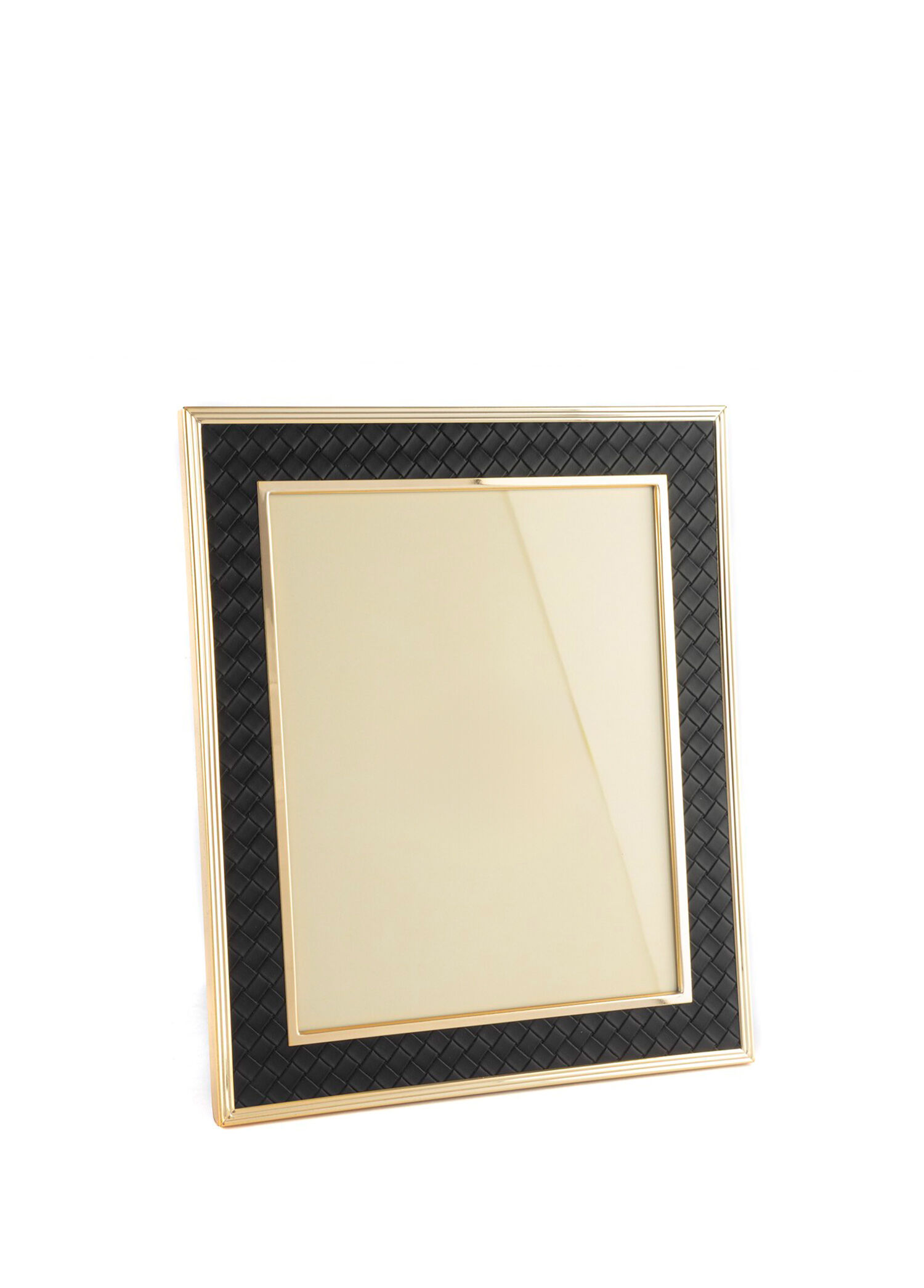 Siyah Gold Deri Fotoğraf Çerçevesi 20 x 25 cm