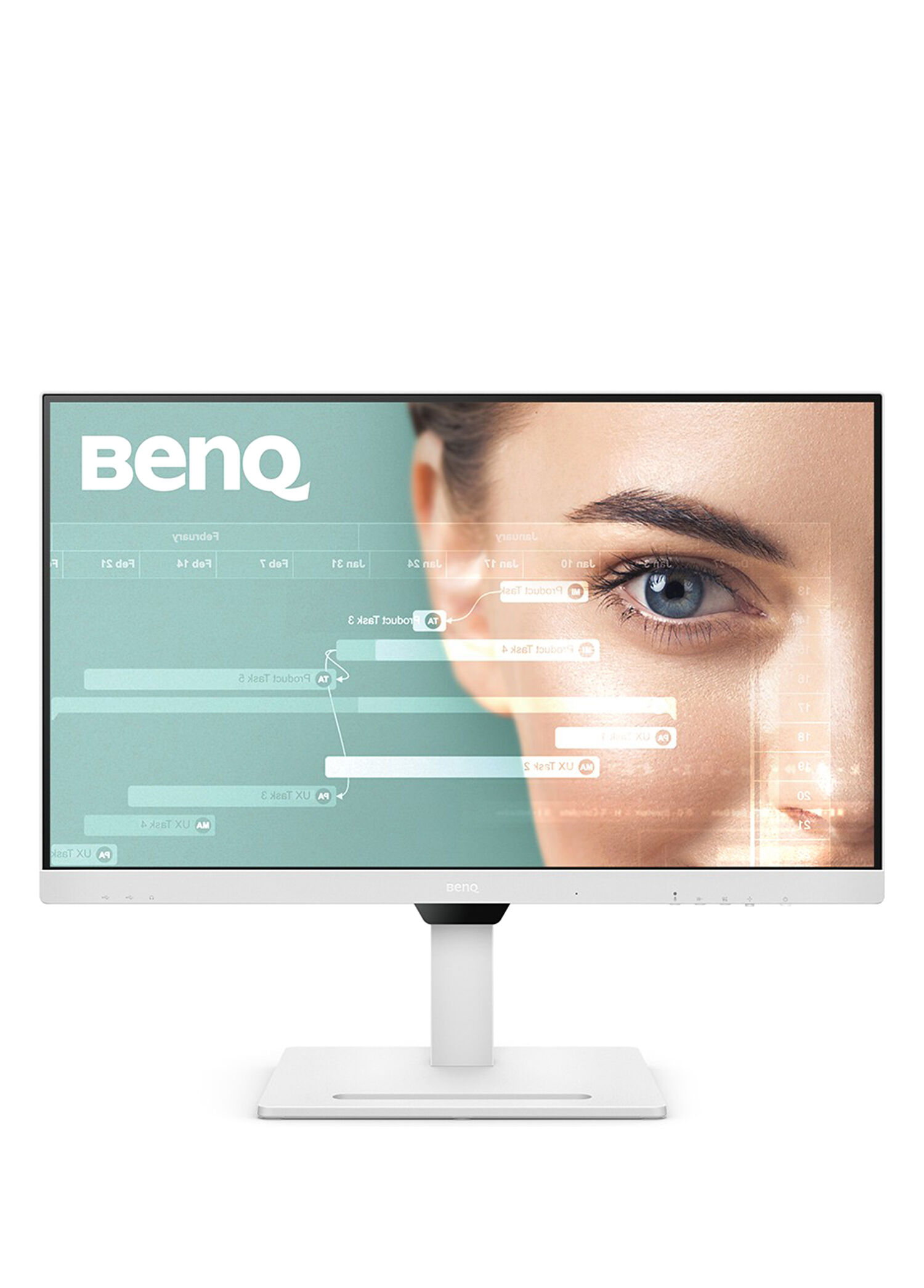 GW2790QT 27'' IPS 2K QHD USB-C USB A HDMI DP Daisy Chain Pivot Eye Care Beyaz Monitör