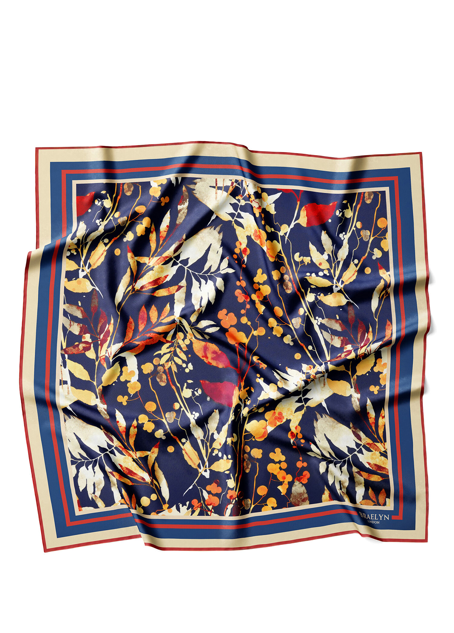 Autumn Reverie Twill İpek Kadın Eşarp