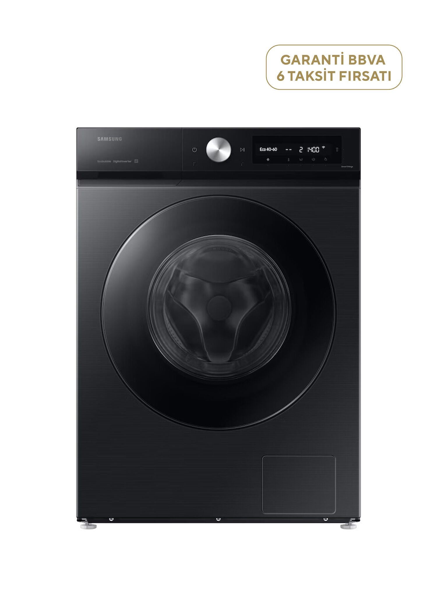 WW11DB7B34GBAH Siyah 1400 Devir Çamaşır Makinesi 11 kg