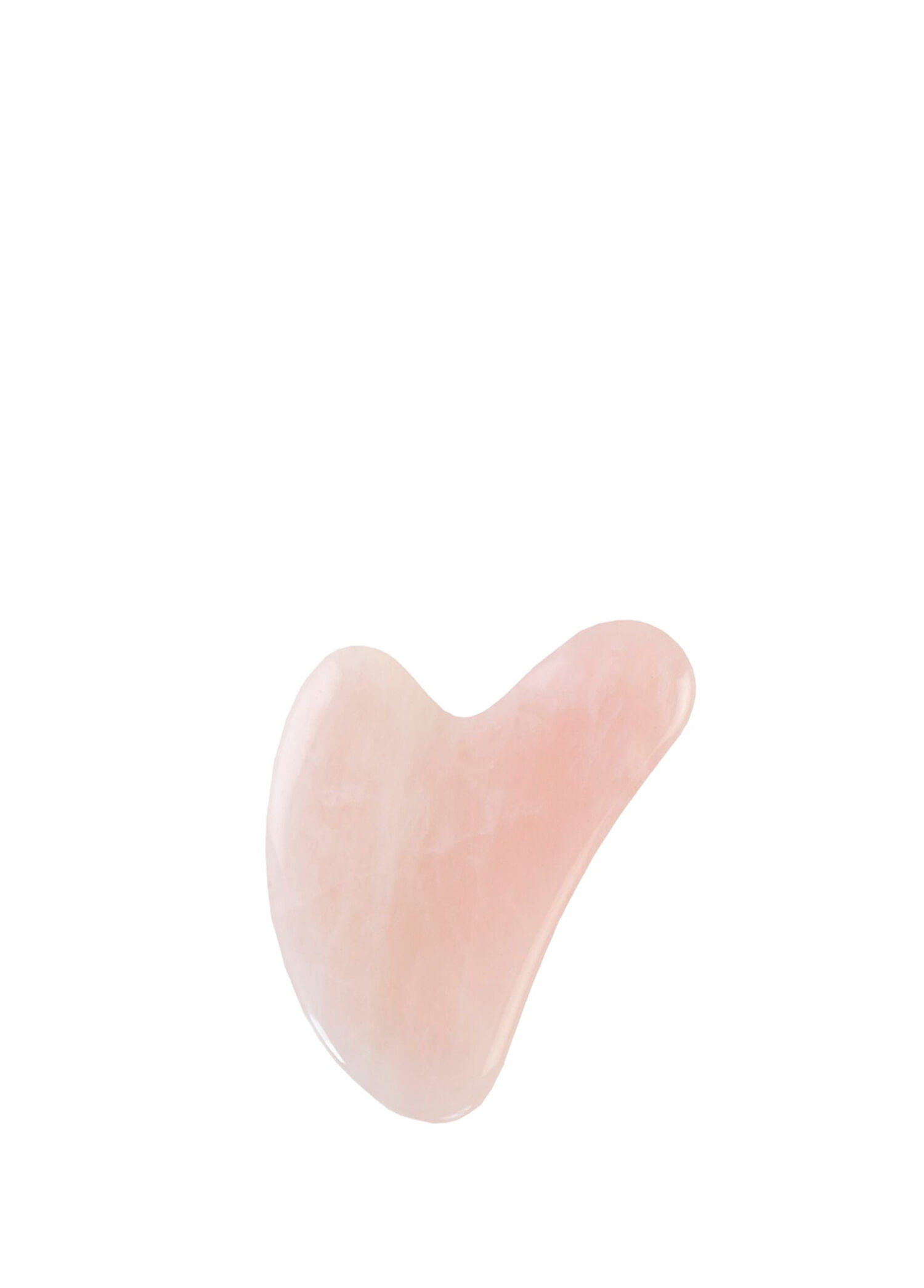 Pembe Kuvars Gua Sha Yüz Masaj Taşı