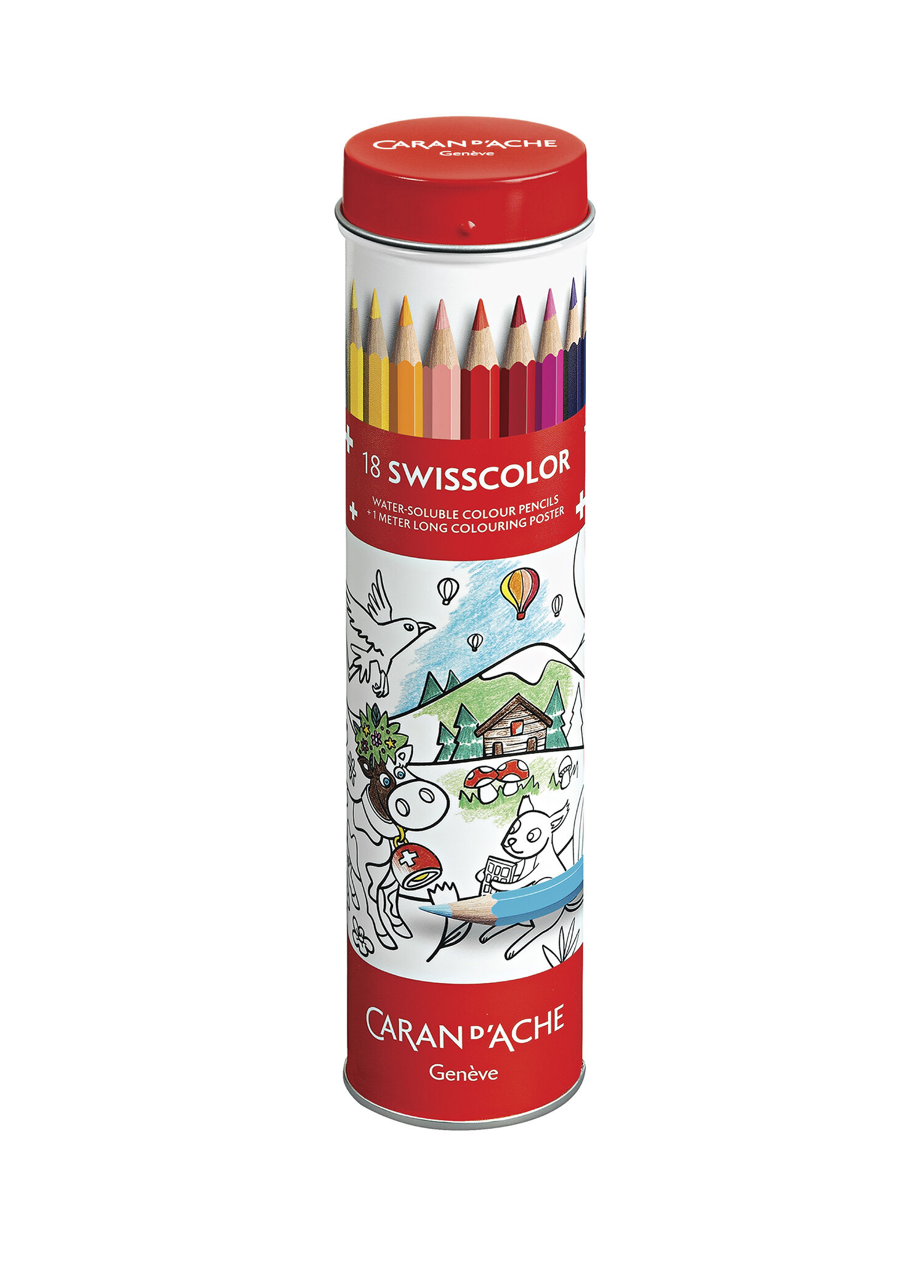 Swisscolor Suda Çözünen 18'li Boya Kalemi
