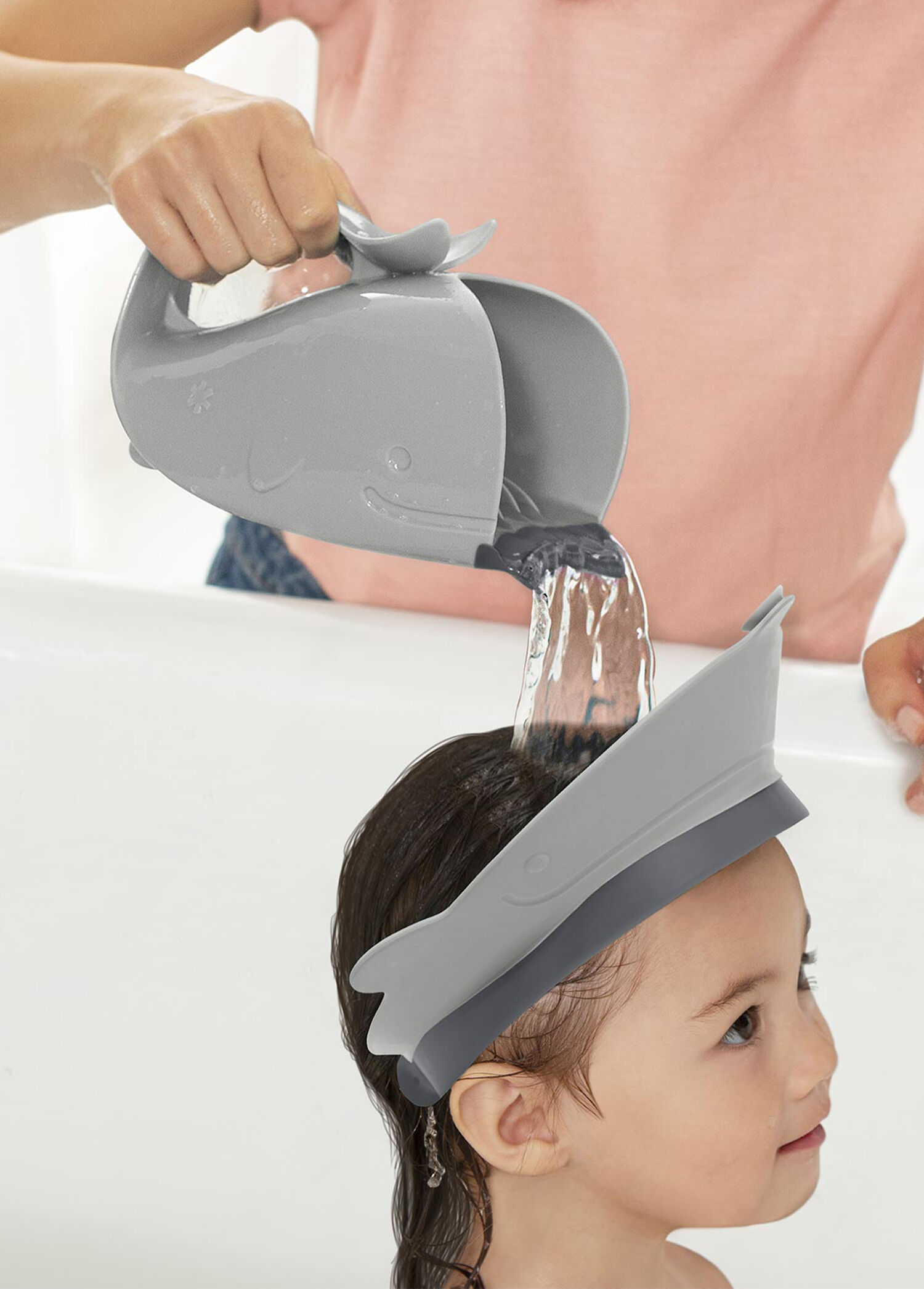 Moby Gri Bebek Banyo Siperliği