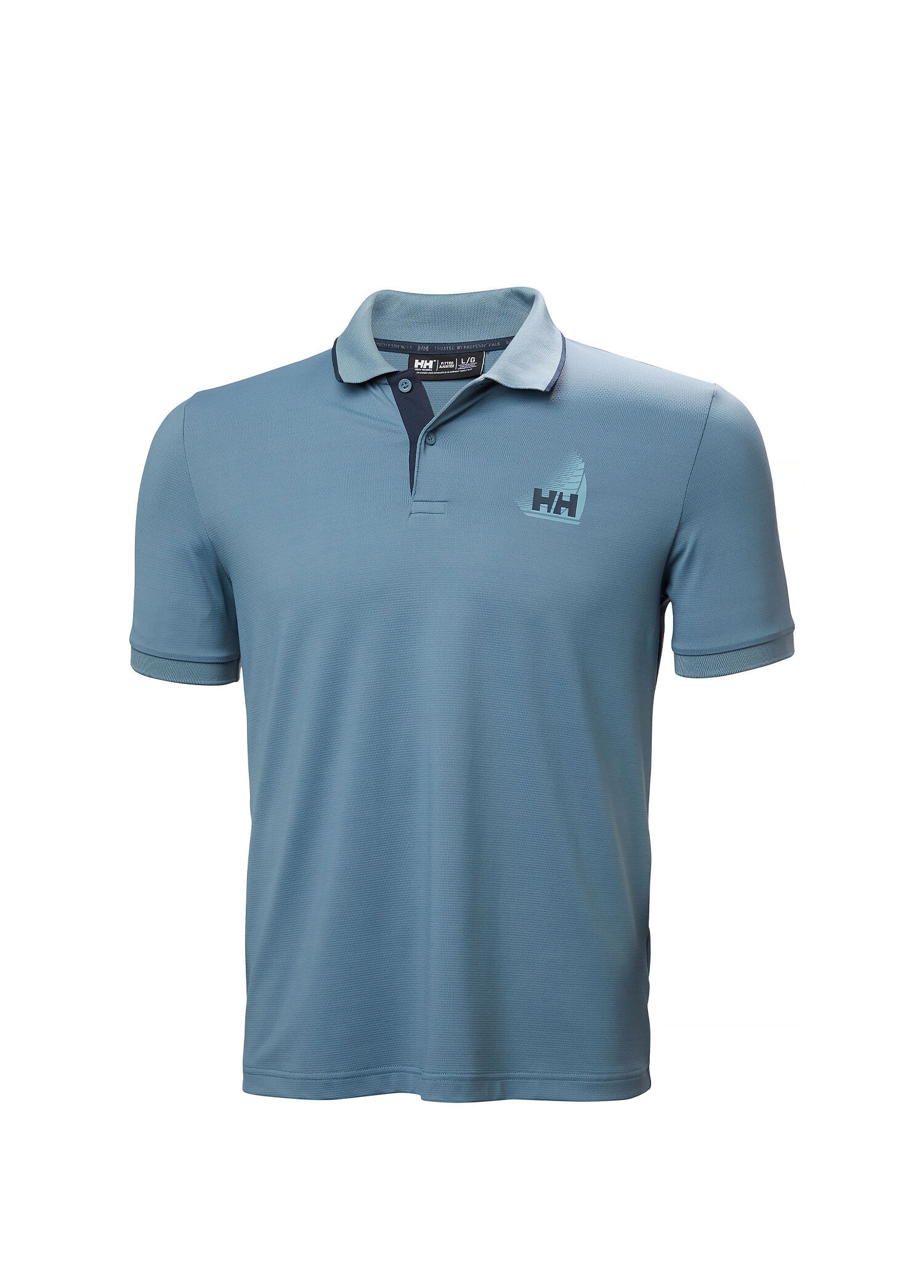 HP Figari Washed Navy Polo Yaka Kısa Kollu Erkek T-shirt
