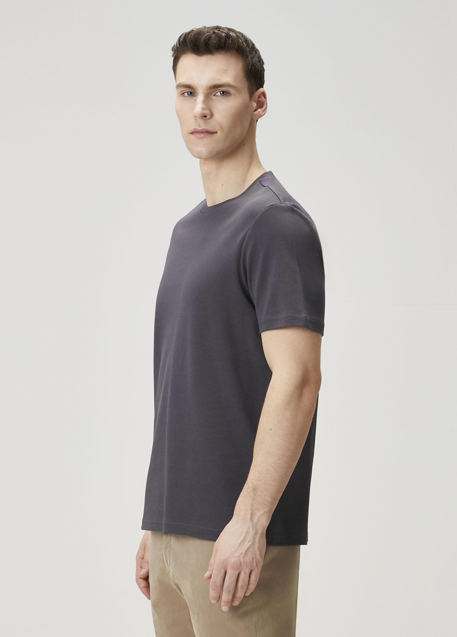 Regular Fit Antrasit T-shirt_1