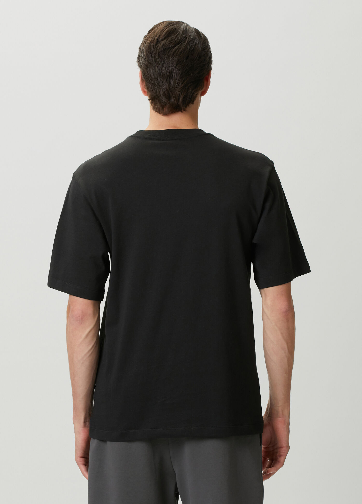 The North Face Siyah Erkek Liquid Logo Siyah Oversized T-shirt