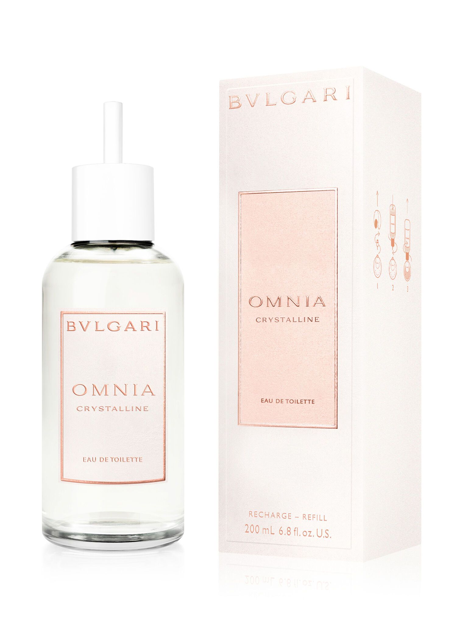Bvlgari - BVL Omnia Crystalline Edt 200ML Refill -