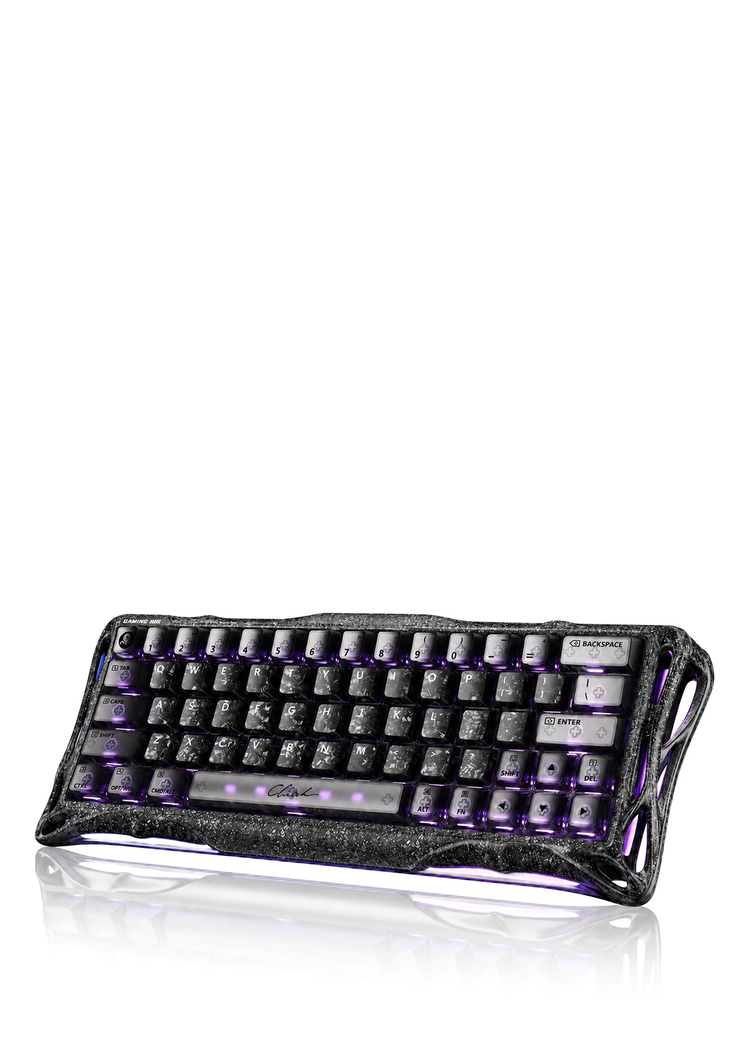 Mercury V60 Pro Cyber Frost Black Magnetic Switch Wired Gaming Keyboard