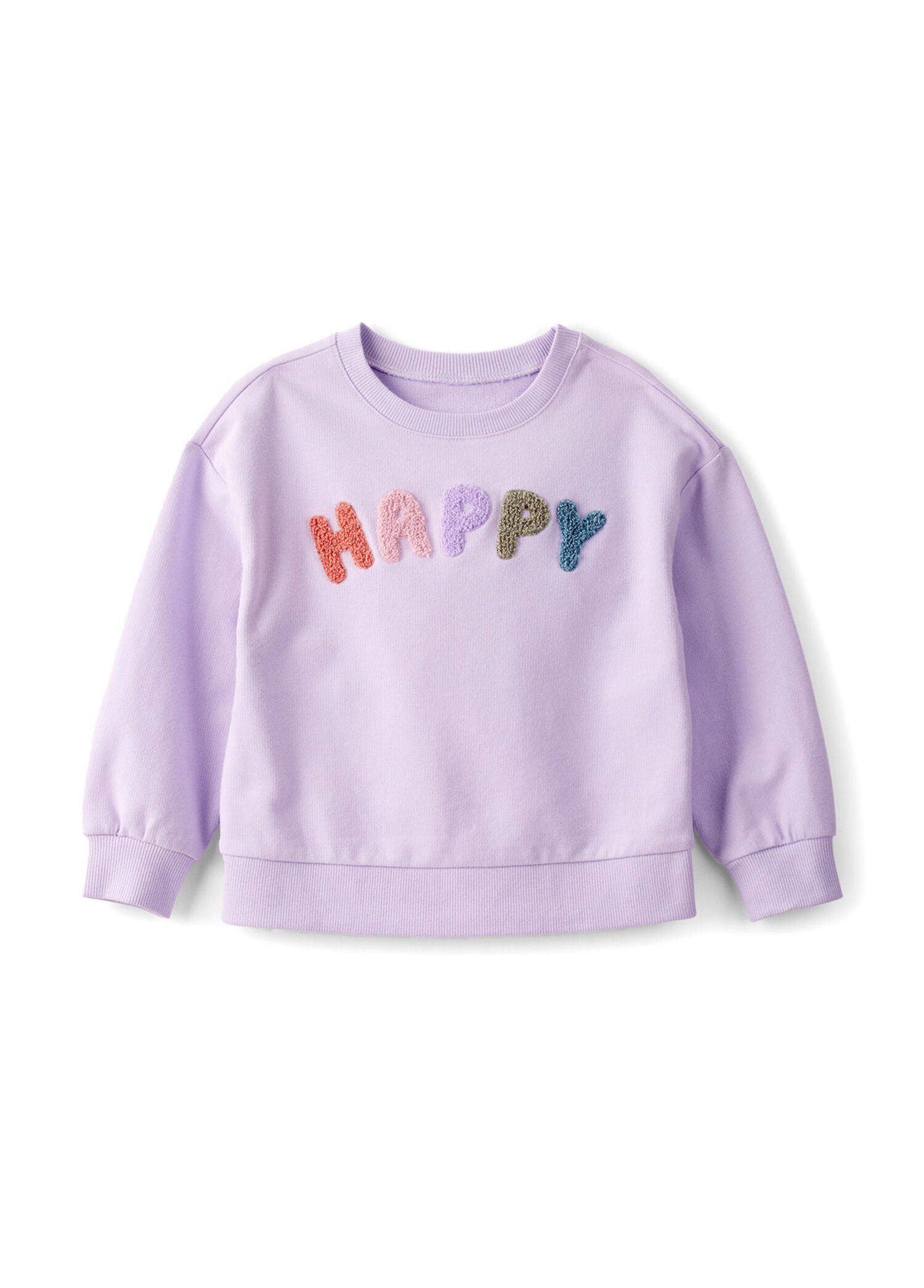 Mor Kız Çocuk Sweatshirt