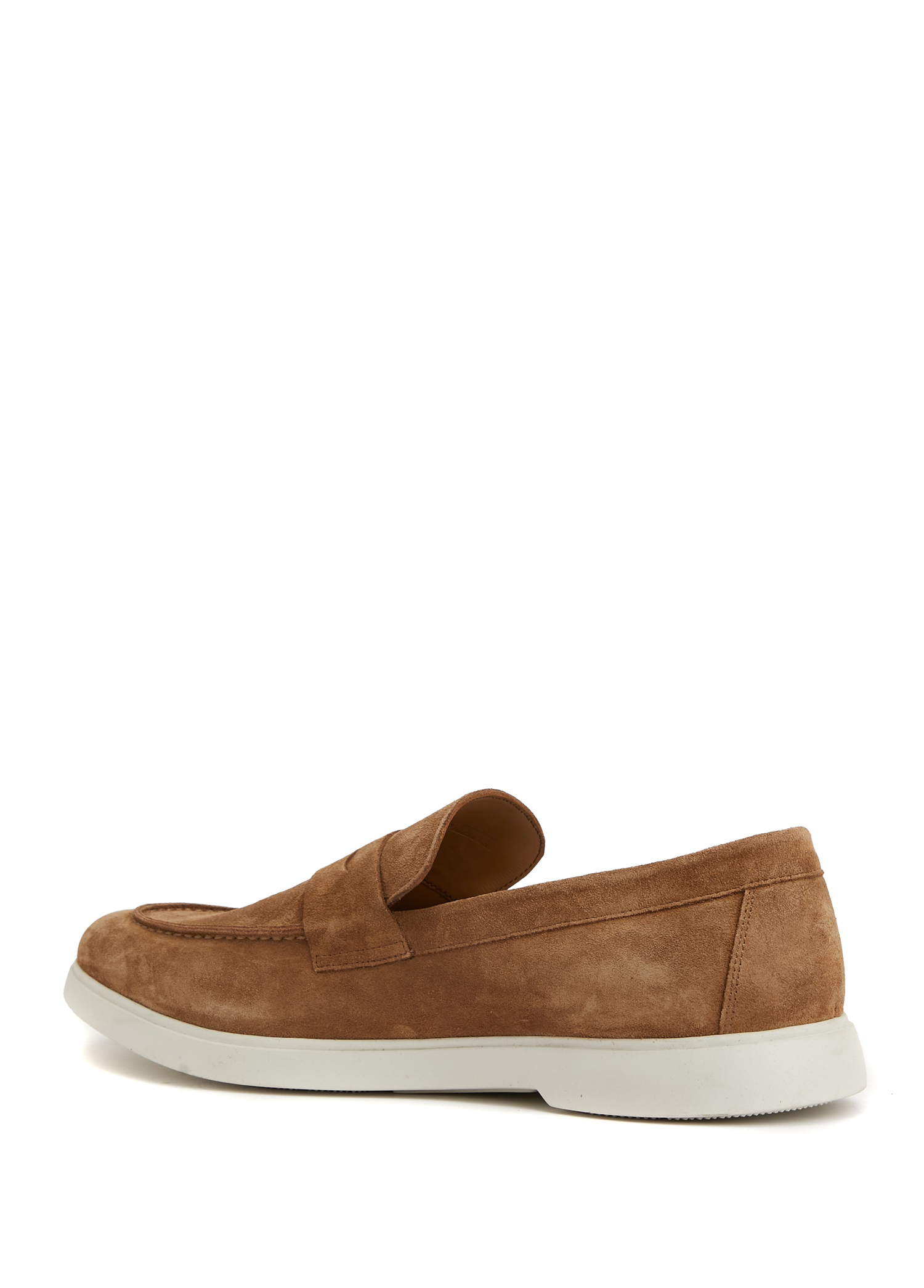 Taba Bant Detaylı Erkek Süet Loafer_2